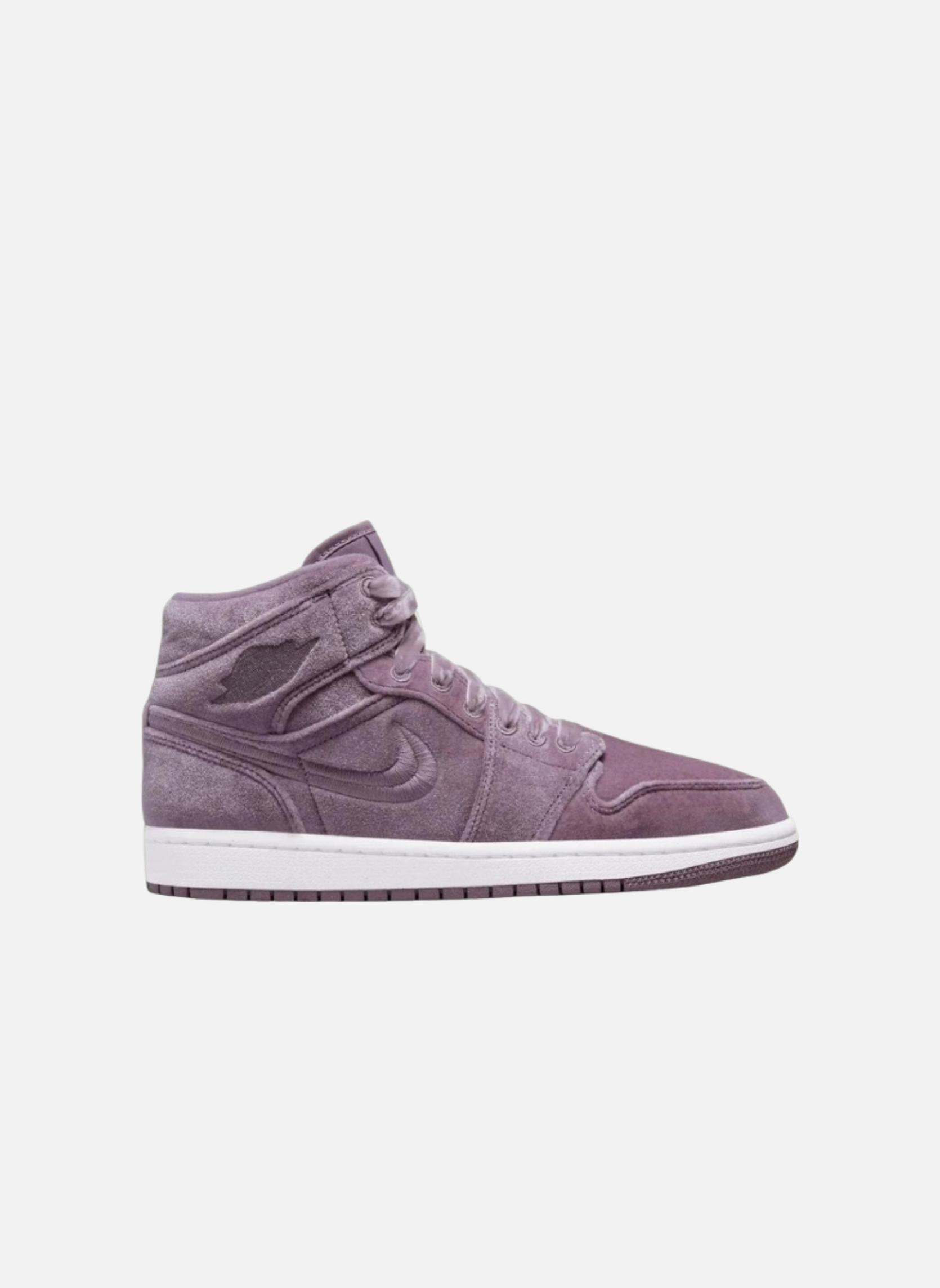High-top leather sneakers Jordan Purple