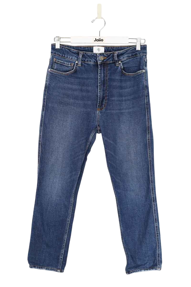 Cotton straight jeans ANINE BING - Seconde Main Blue
