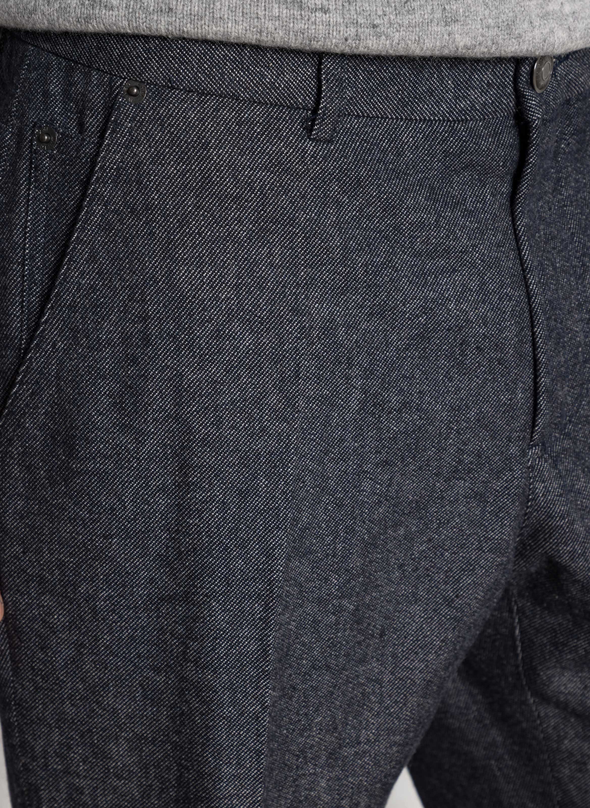 Straight leg knit jeans IKKS Blue