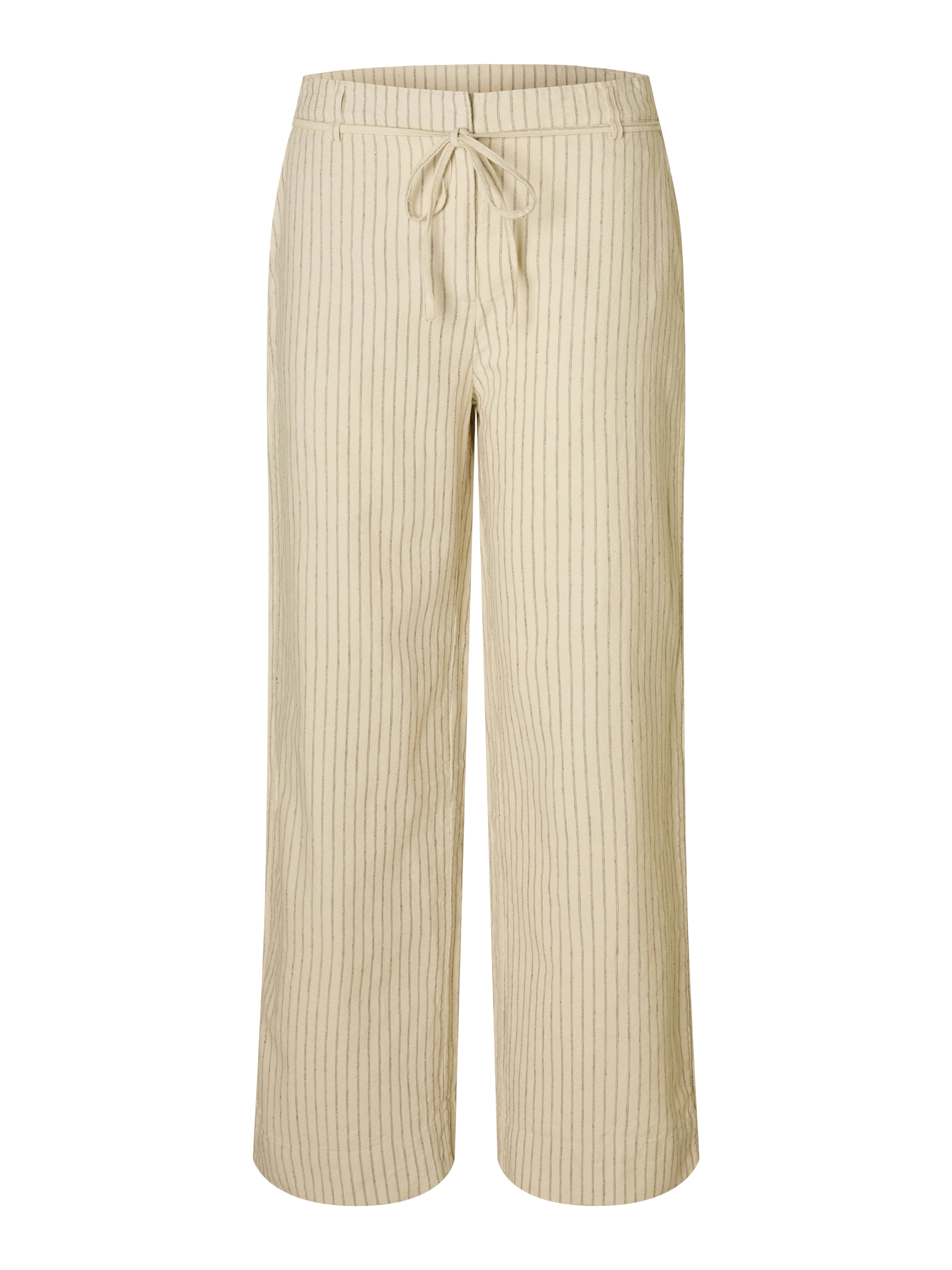 Pantalon large en coton bio mélangé SELECTED Beige
