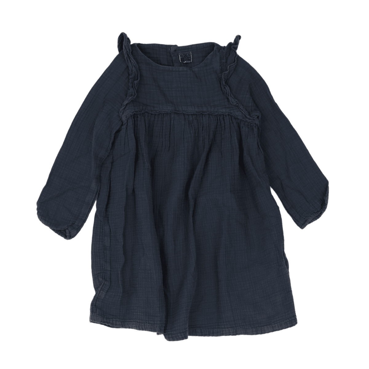 Grey Child's Dress - 6 years BONTON - Seconde Main Grey