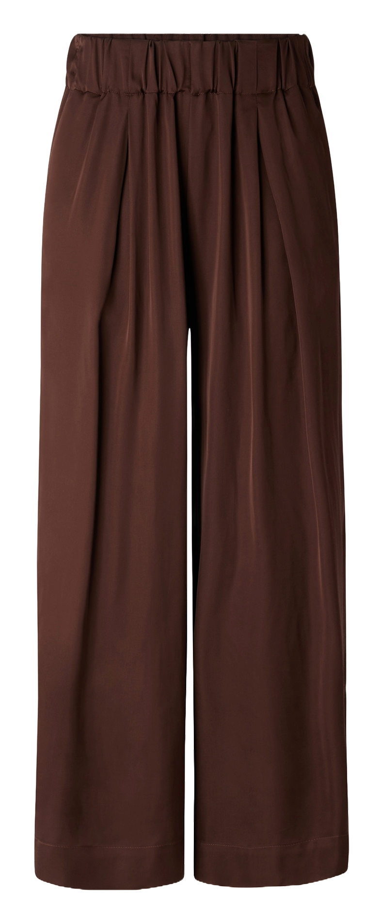 Fluid high-waisted wide-leg pants SESSUN Brown