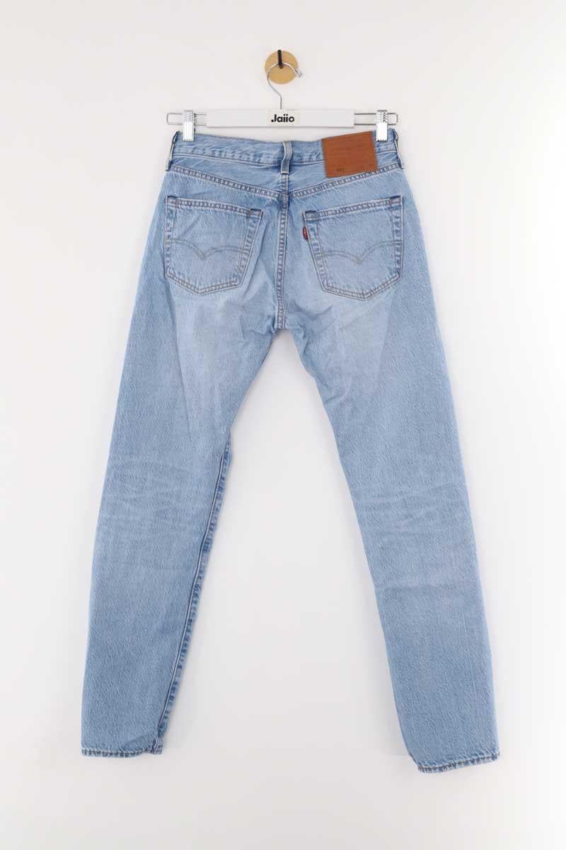 Cotton straight jeans LEVI'S - Seconde main Blue