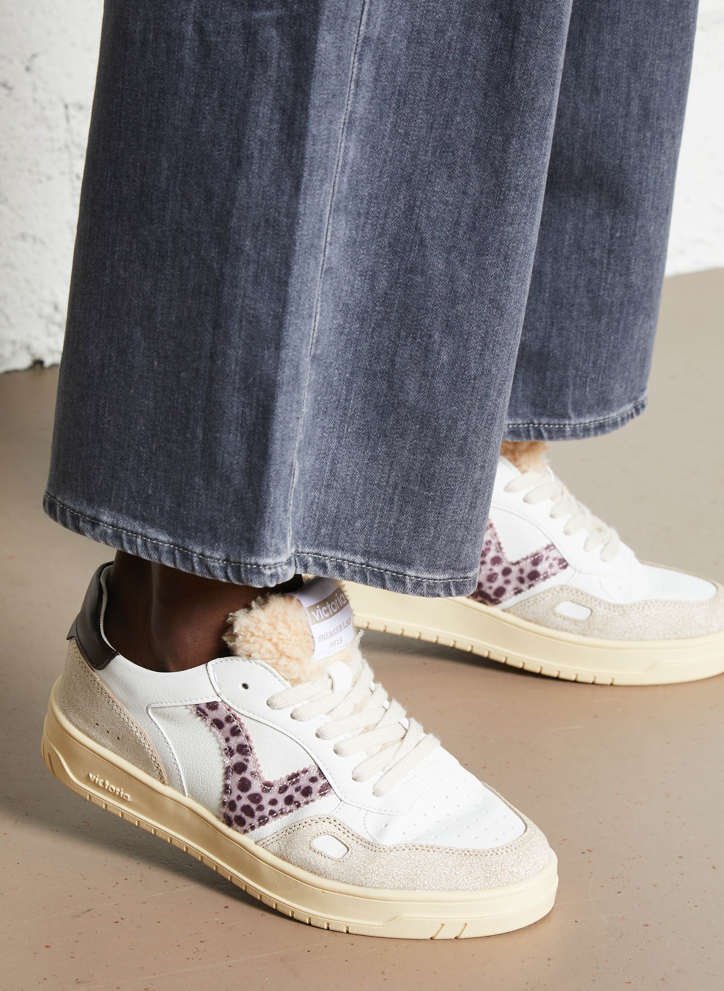 Baskets basses VICTORIA Beige