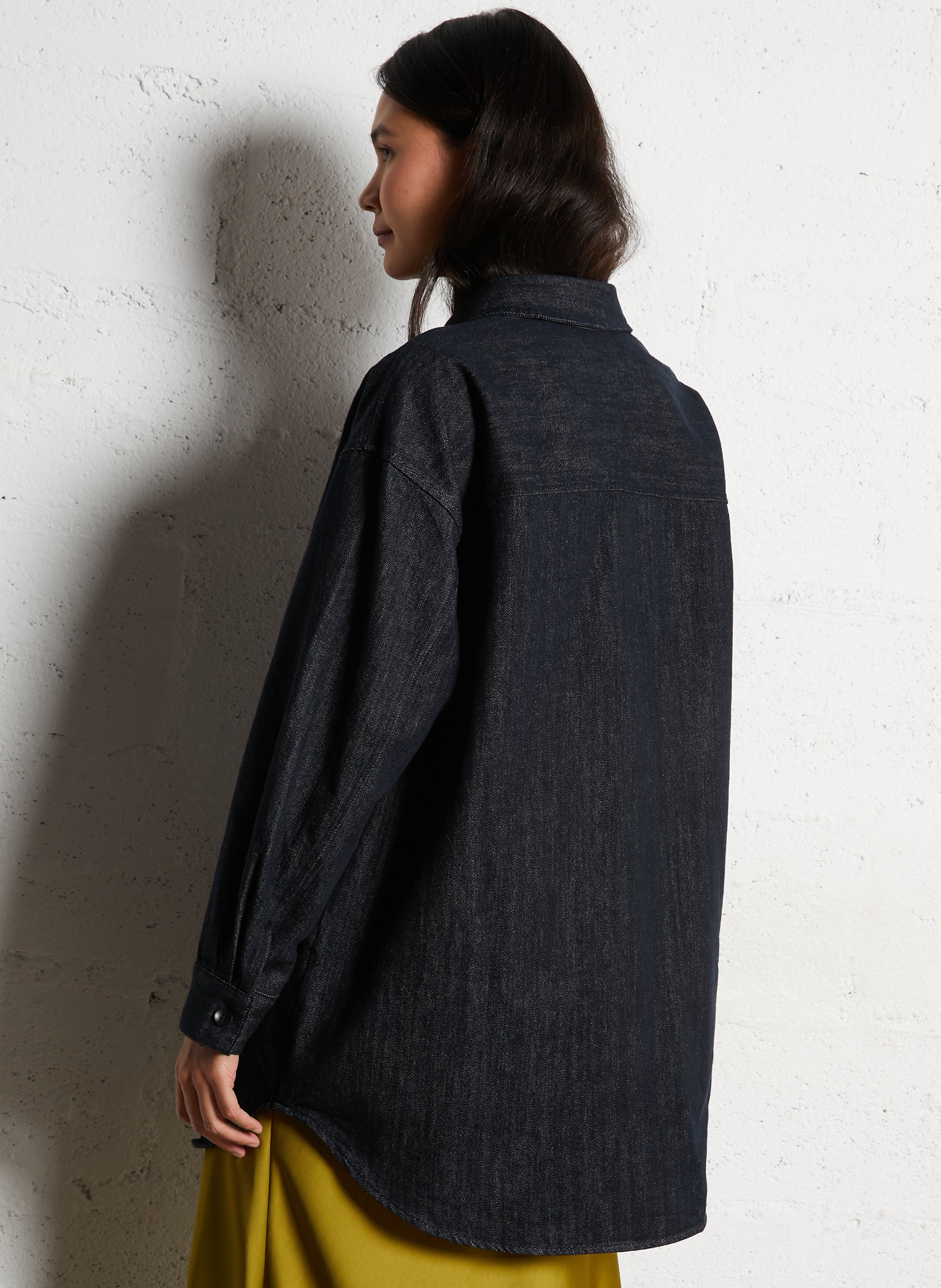 Jeanshemd mit klassischem Kragen THE KORNER Blau