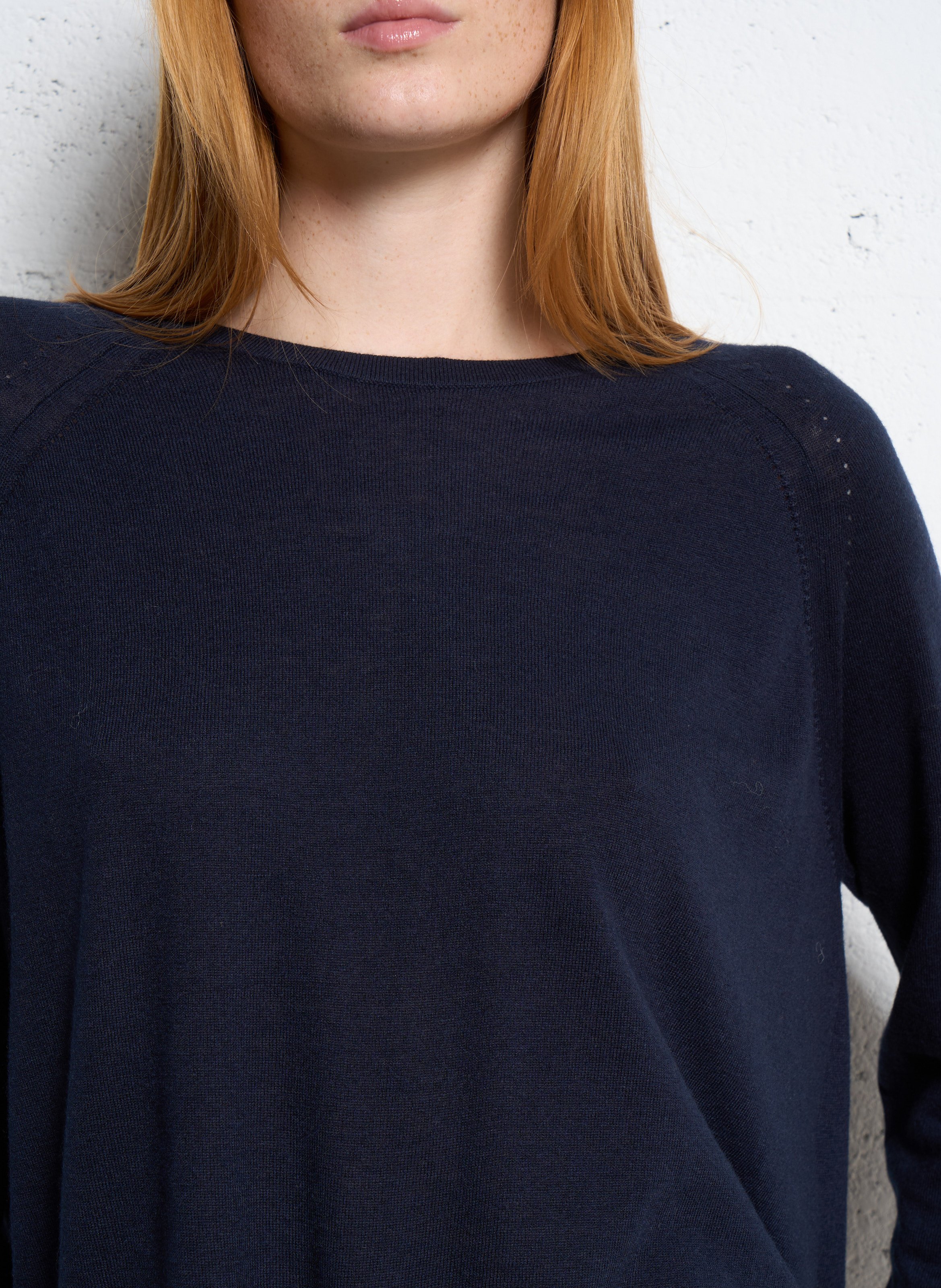 Pull oversize en maille NICE THINGS Bleu