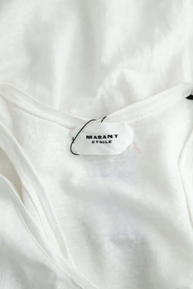 Azawood sleeveless top ISABEL MARANT ÉTOILE - SECONDE MAIN White