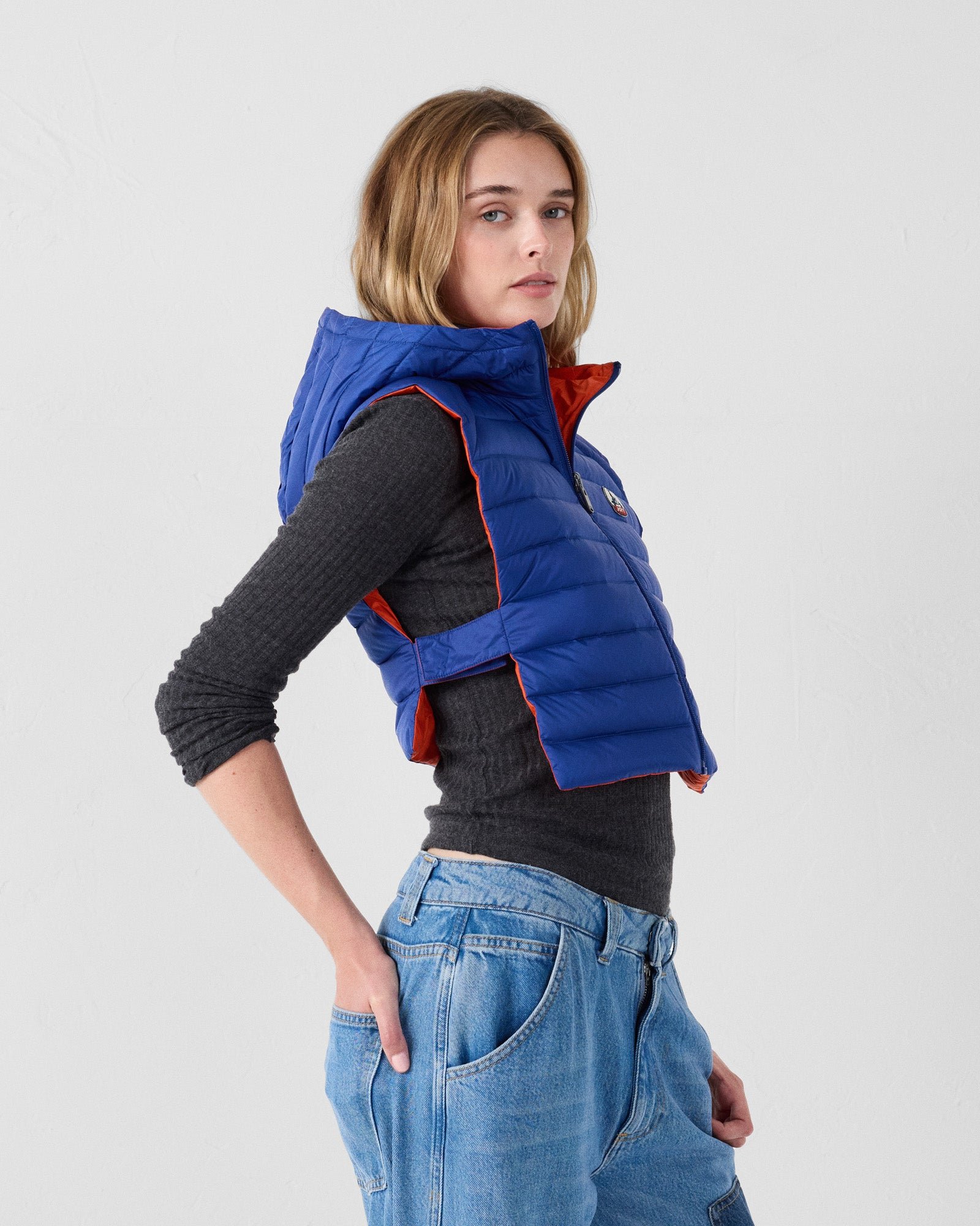 Hooded cape JOTT Blue