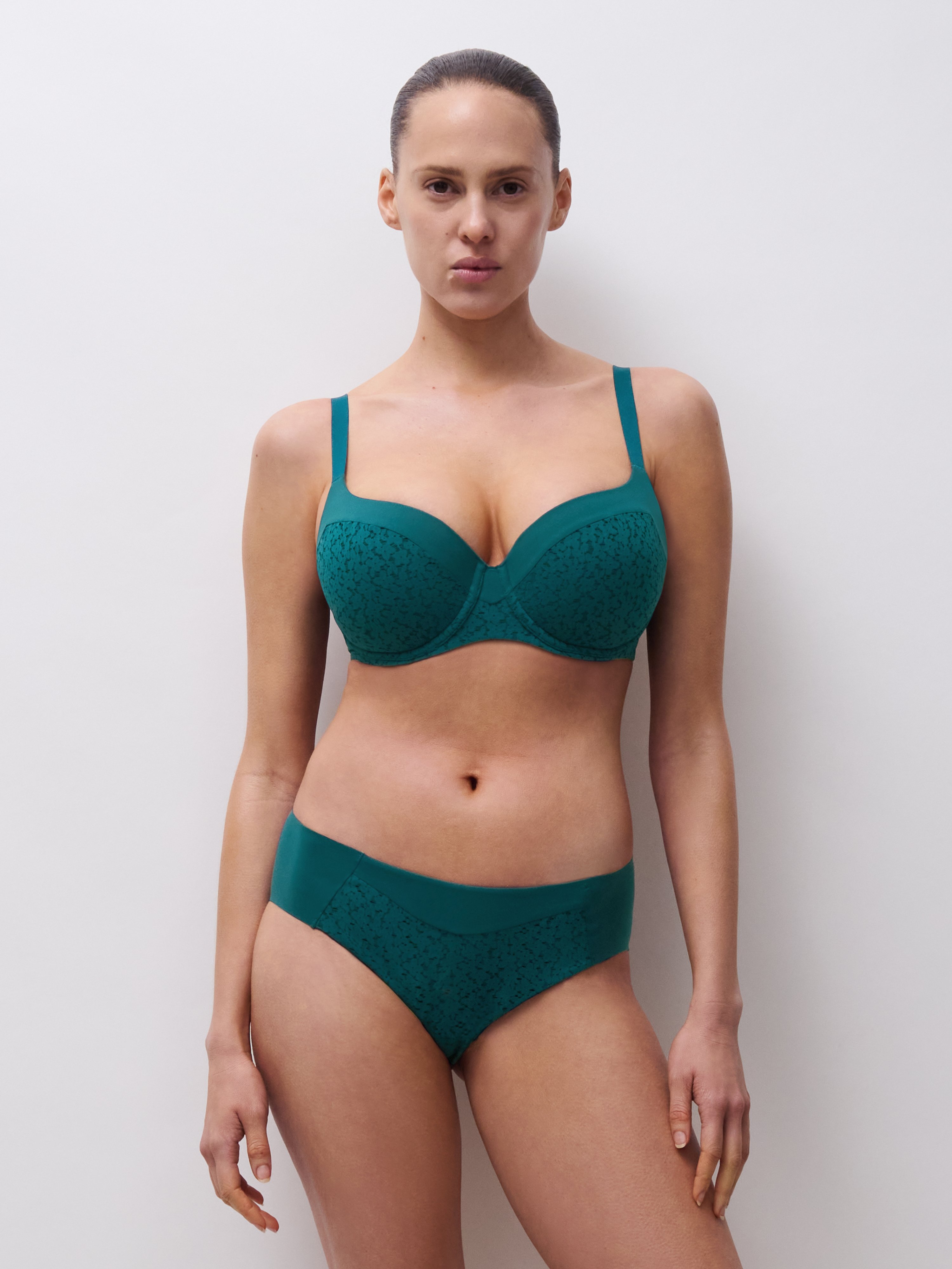 Lace briefs CHANTELLE Green