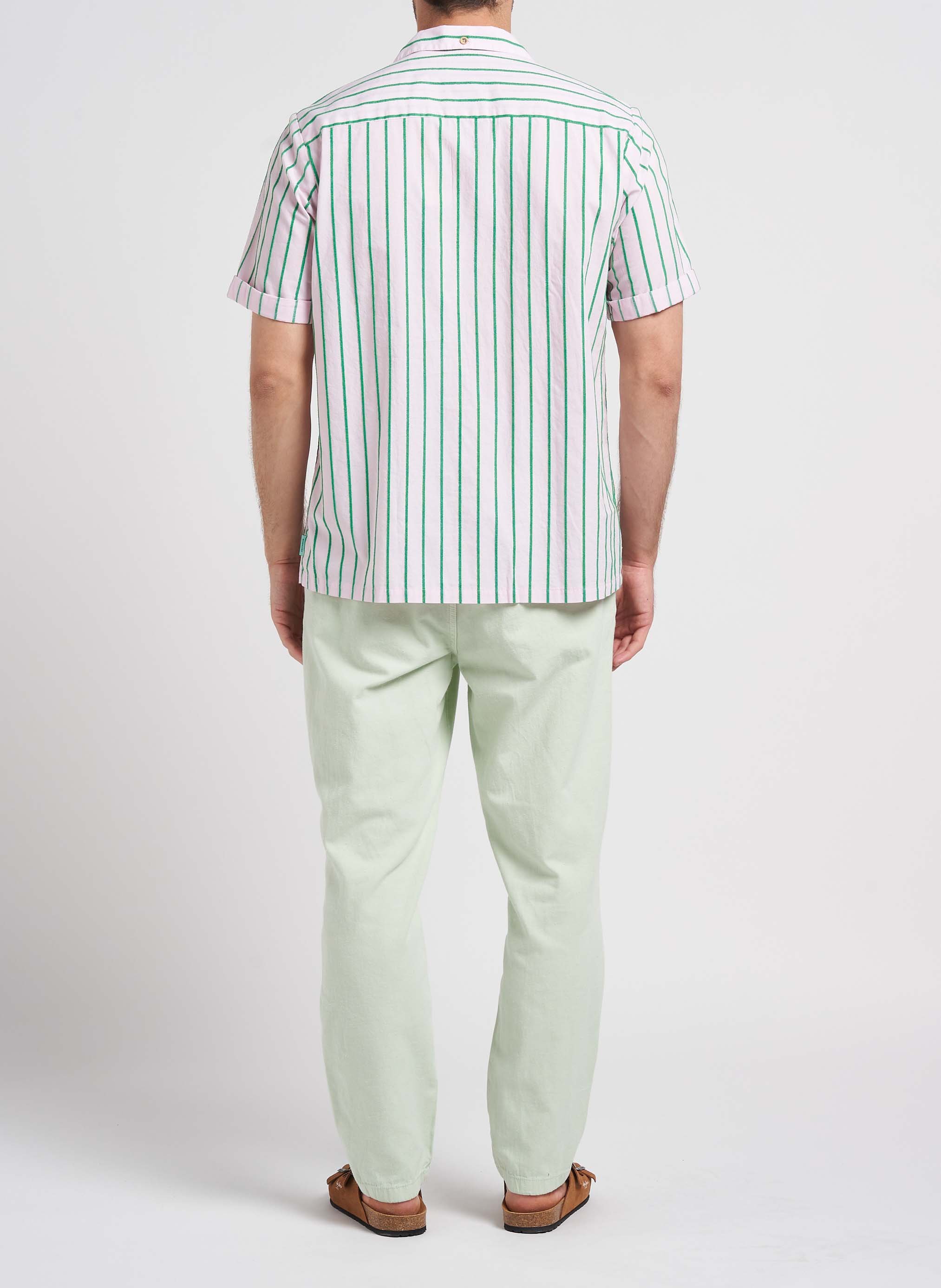 Gestreept, katoenen overhemd met klassieke kraag SCOTCH AND SODA Roze