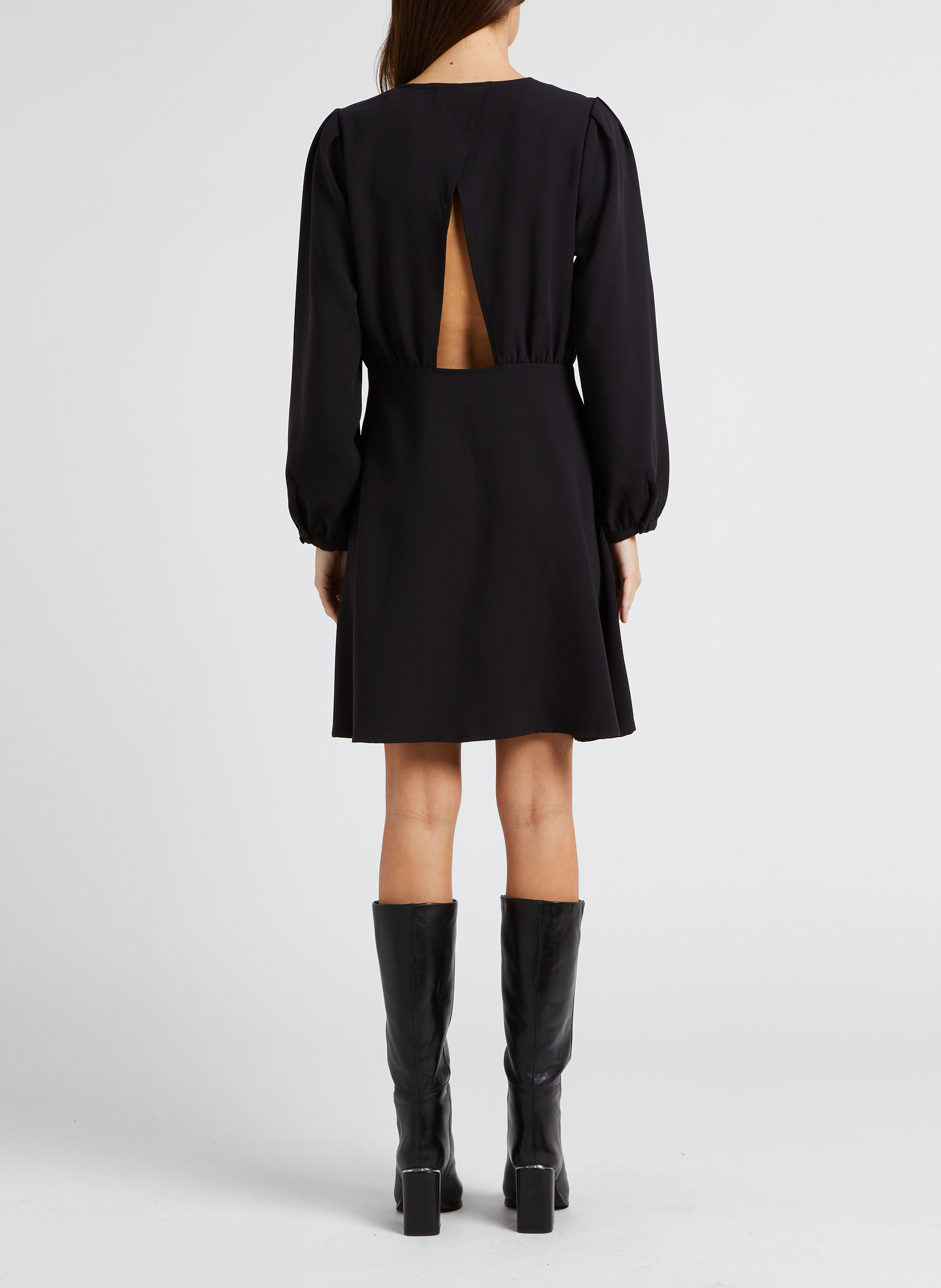 Robe trapèze col V  VILA Noir