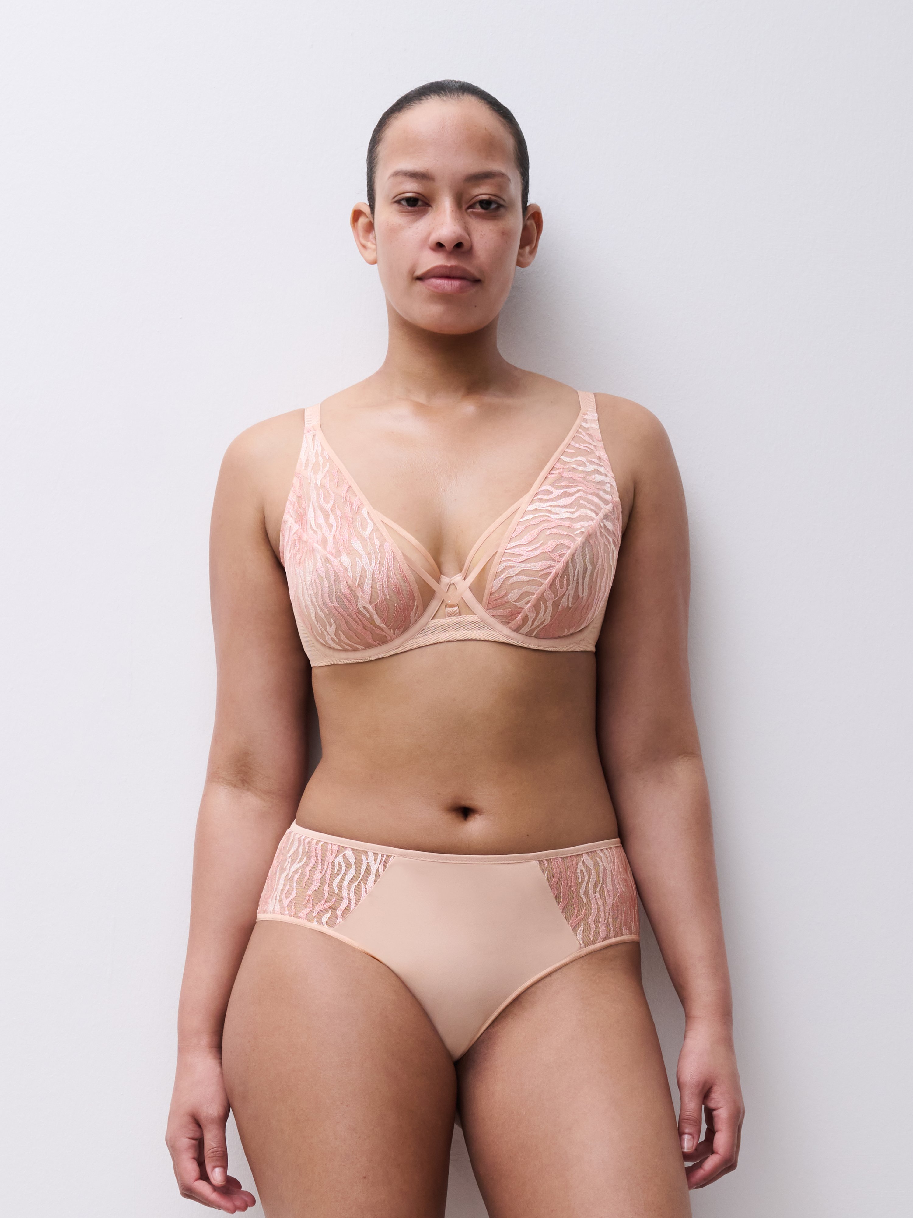 Full-cup bra CHANTELLE PULP Pink