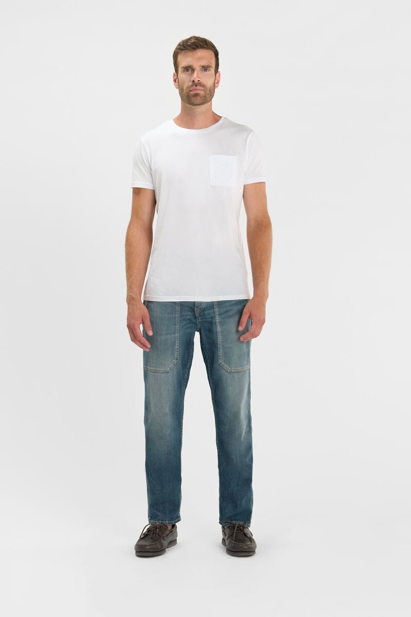 Loose jeans, wide loose fit, length 34 LE TEMPS DES CERISES Blue