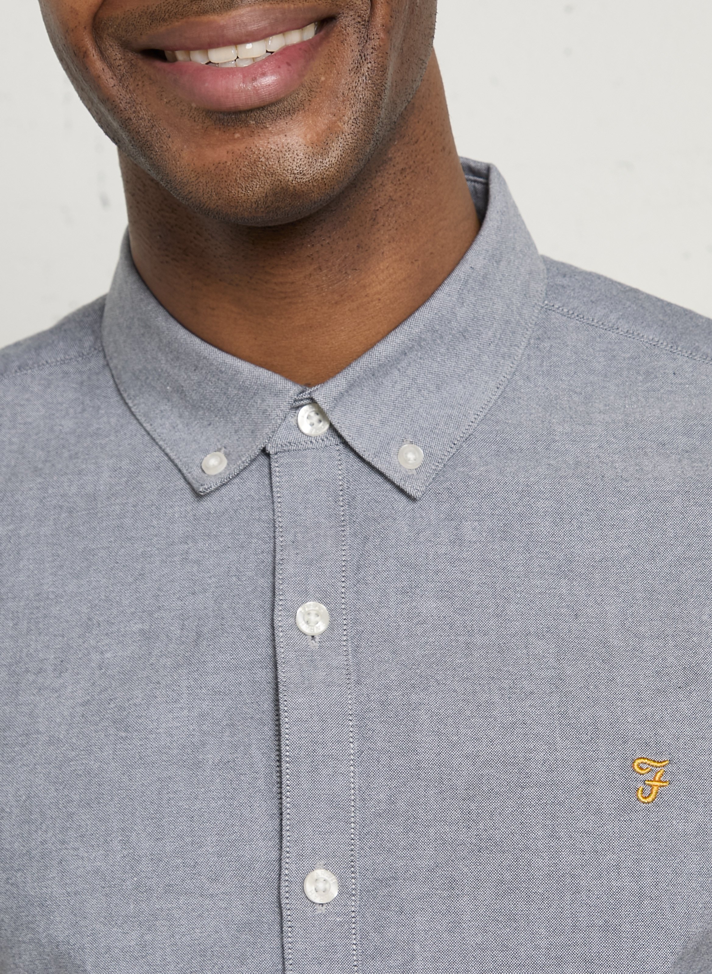 Chemise ajustée à manches courtes  FARAH Multicolore