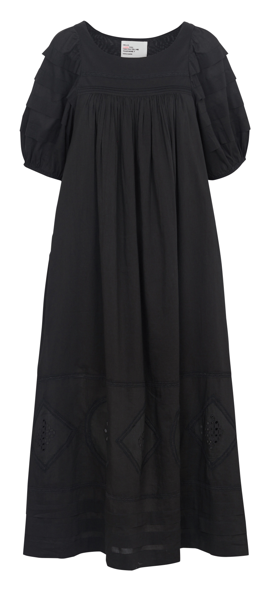 Weites Maxikleid aus Bio-Baumwolle LEON & HARPER Grau