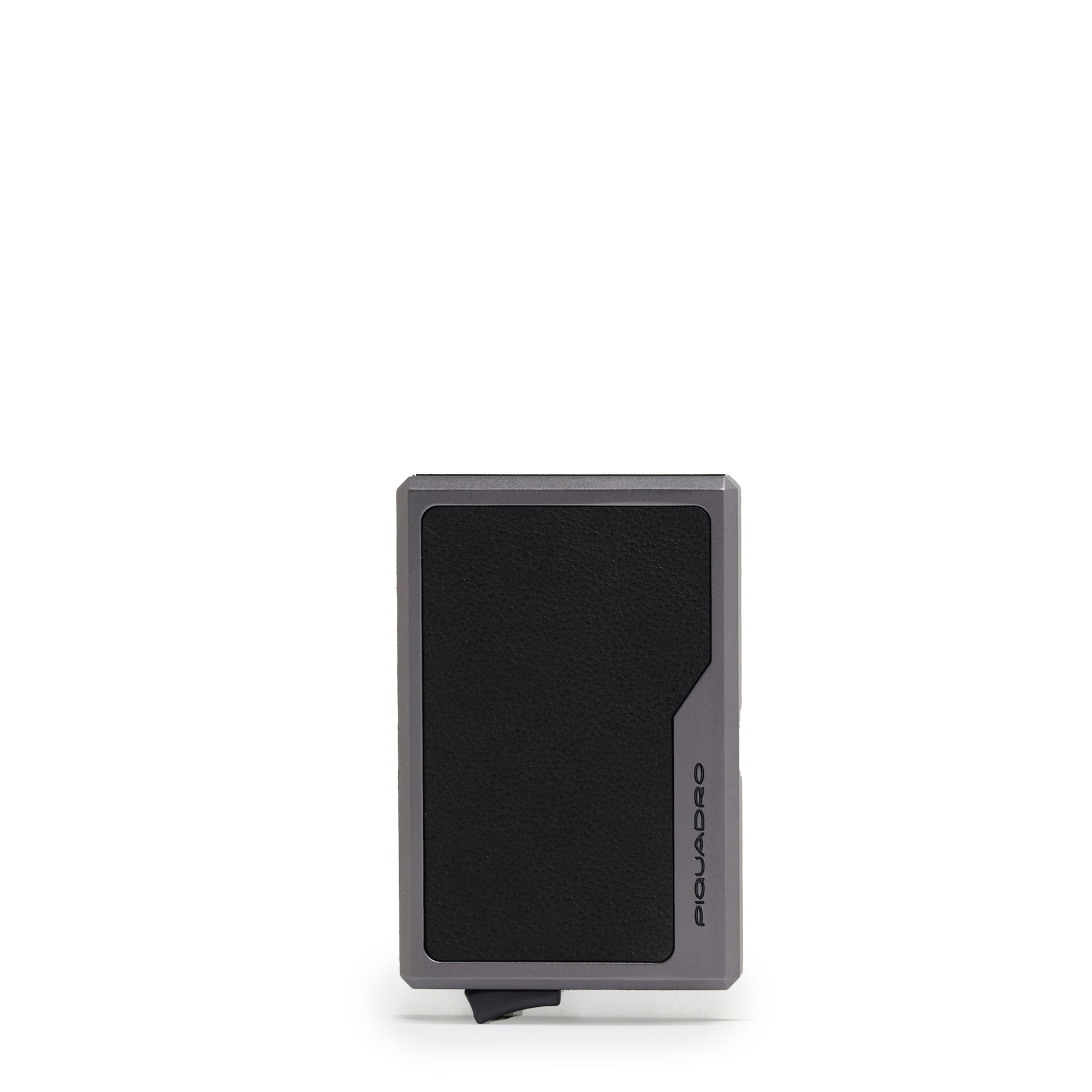 Magsafe automatic aluminum cardholder PIQUADRO Black