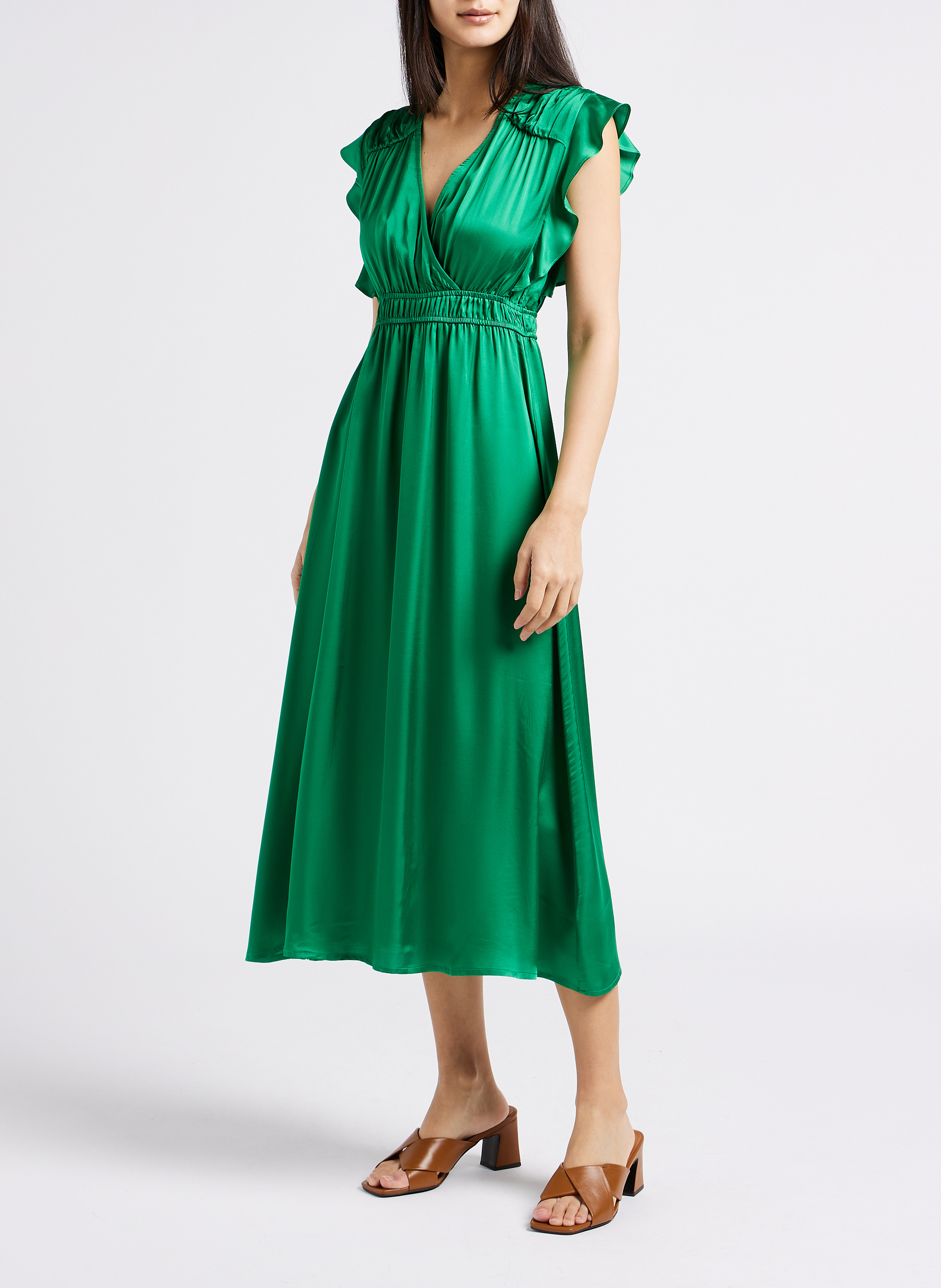 Hohe Ledersandalen BILLI BI Braun