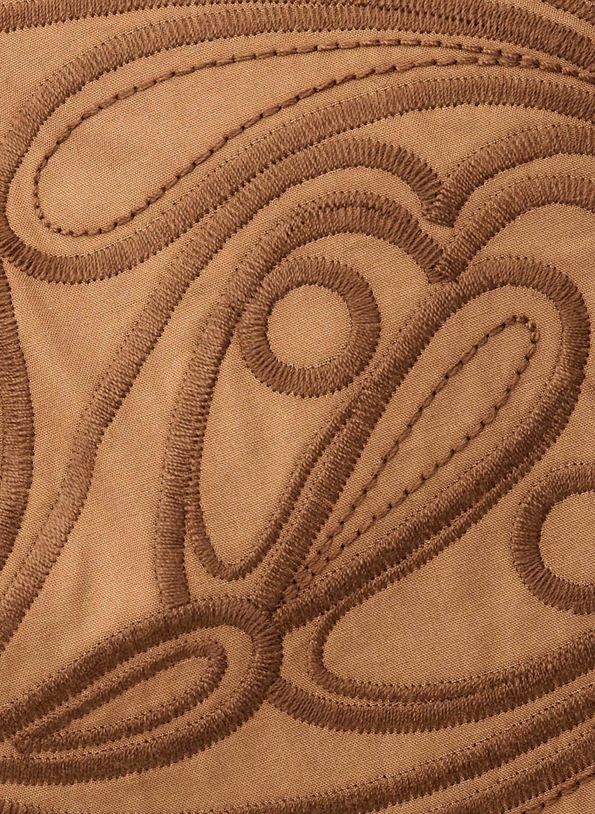 Robe longue bustier en coton BA&SH Marron