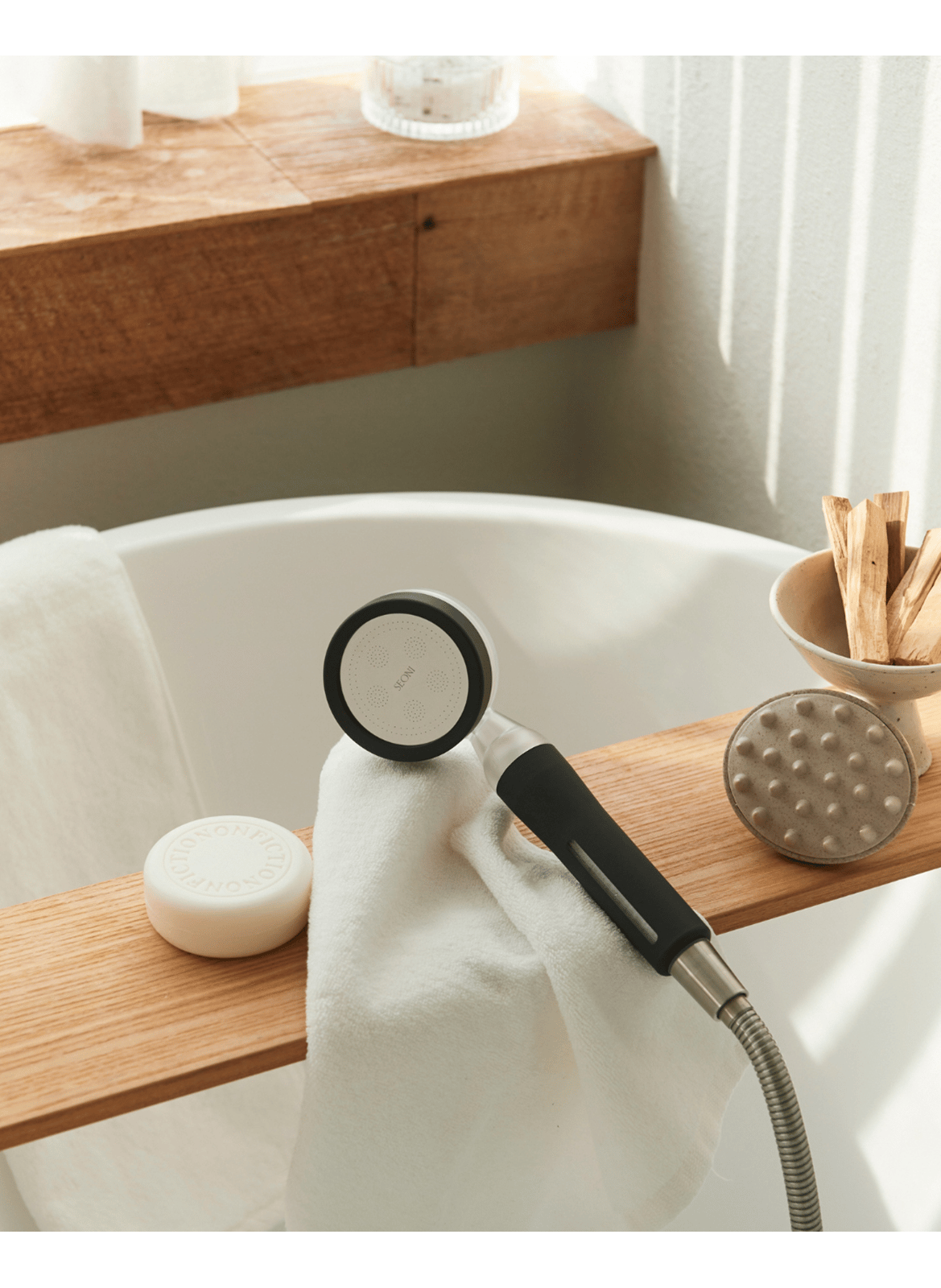 Shower Filter Head SEONI Noir