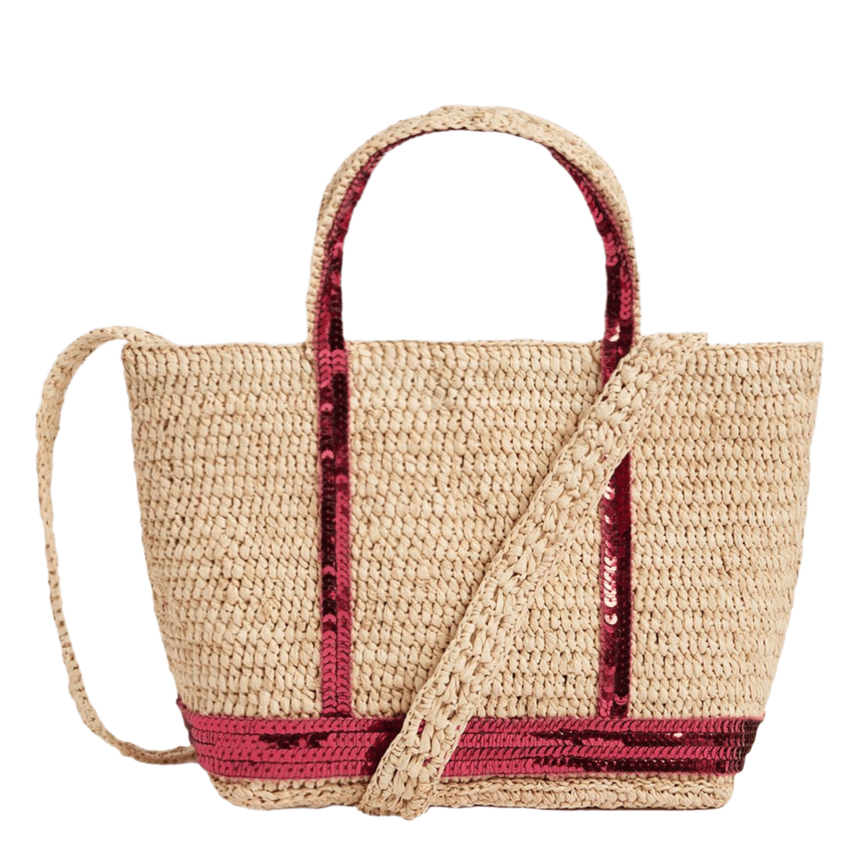 Tote bag con tracolla in rafia VANESSA BRUNO