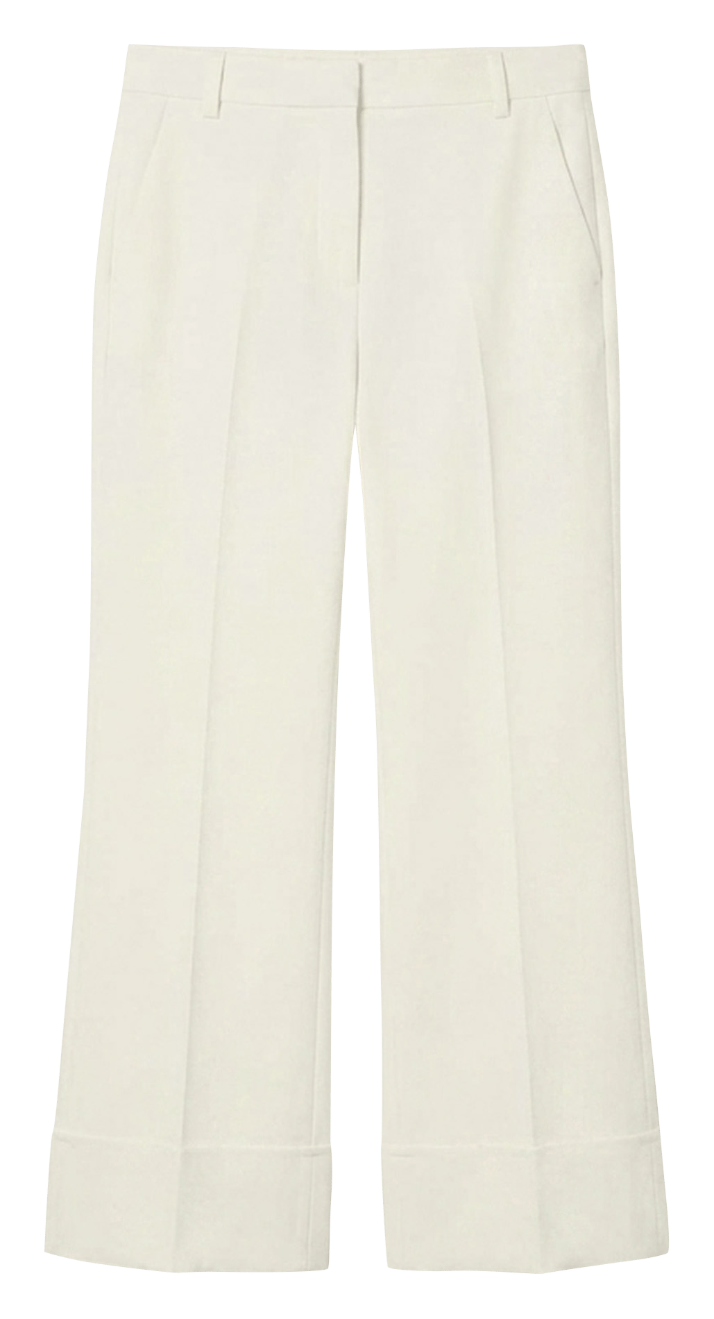 Pantalon tailleur évasée 7/8 ème TARA JARMON Beige