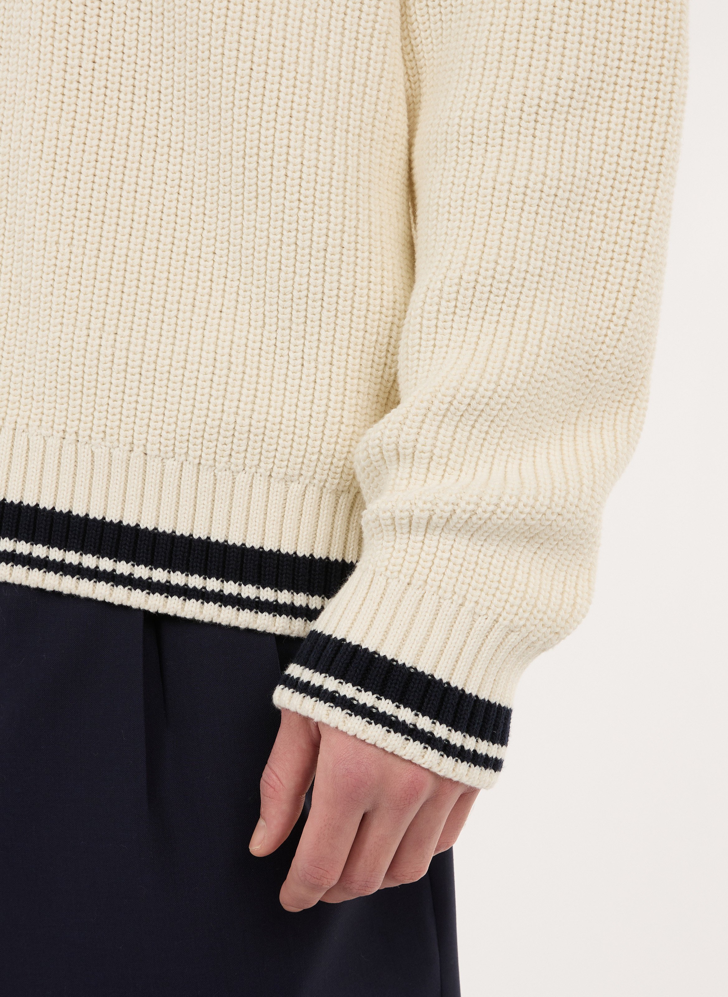 Baumwollpullover SAISON 1865 Beige