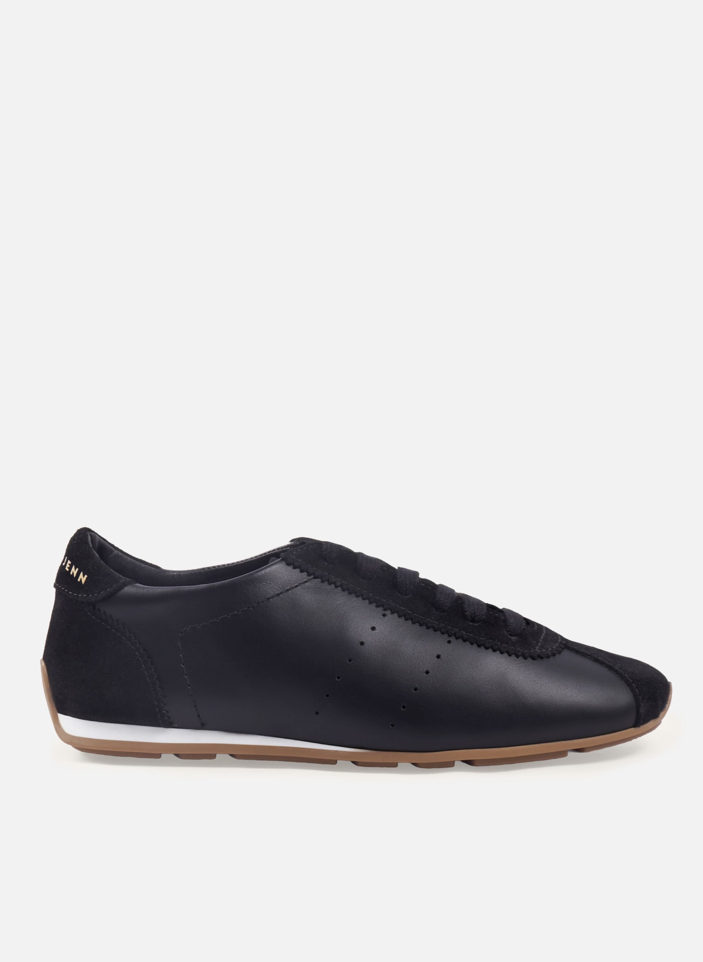 Flat sneakers Sofia leather JULES & JENN Black