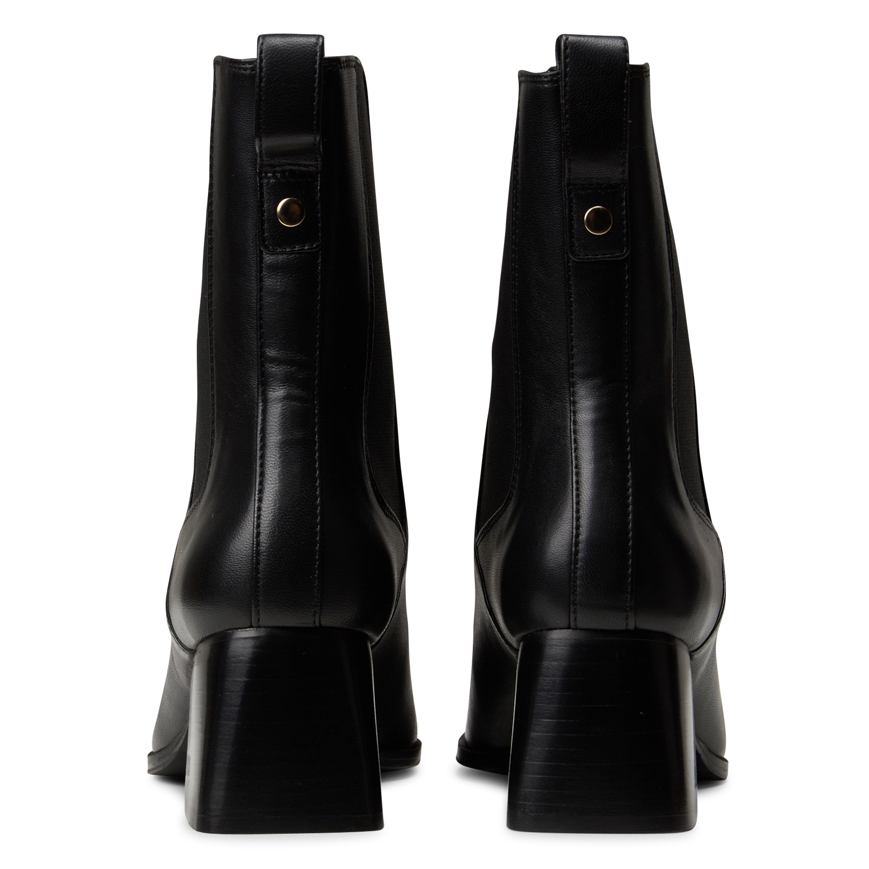 Leather mid-calf boots BOBBIES Black