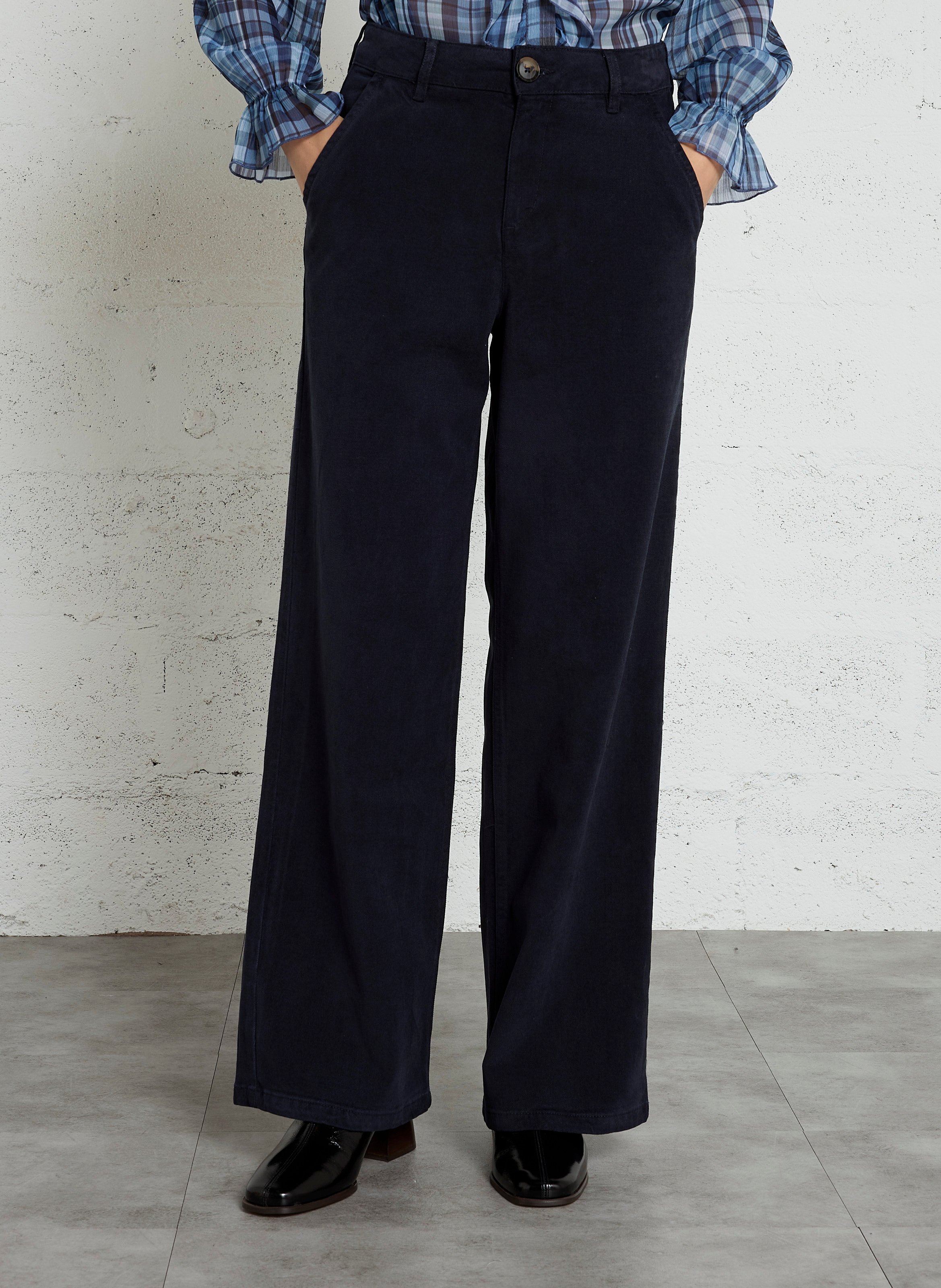 Pantalon large taille haute  SUD EXPRESS