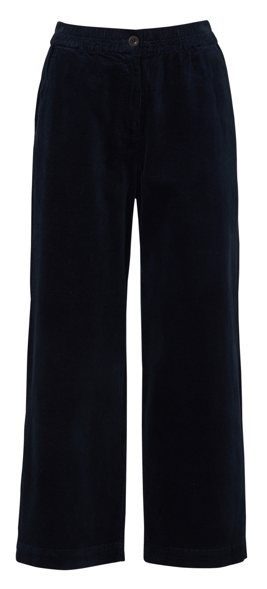 Pantalon large velours côtelé en coton mélangé NICE THINGS Bleu