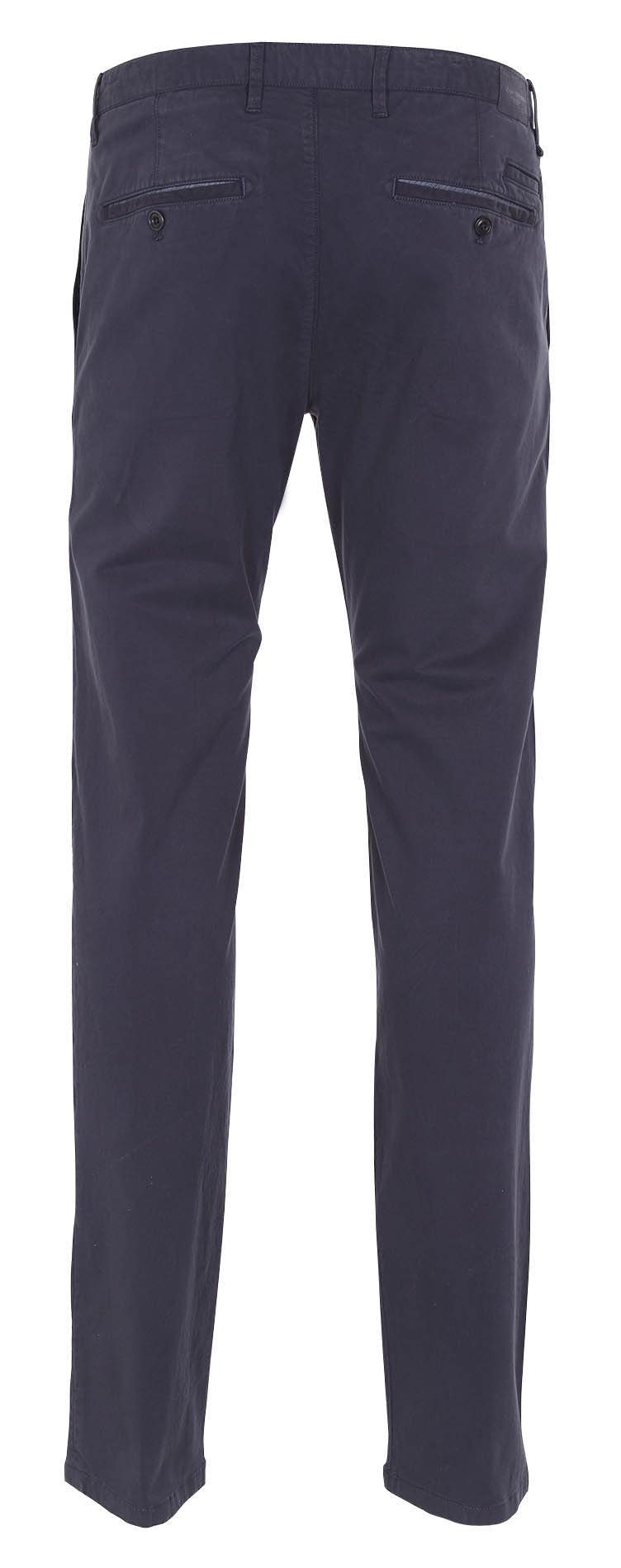Stretch cotton slim chinos Blue