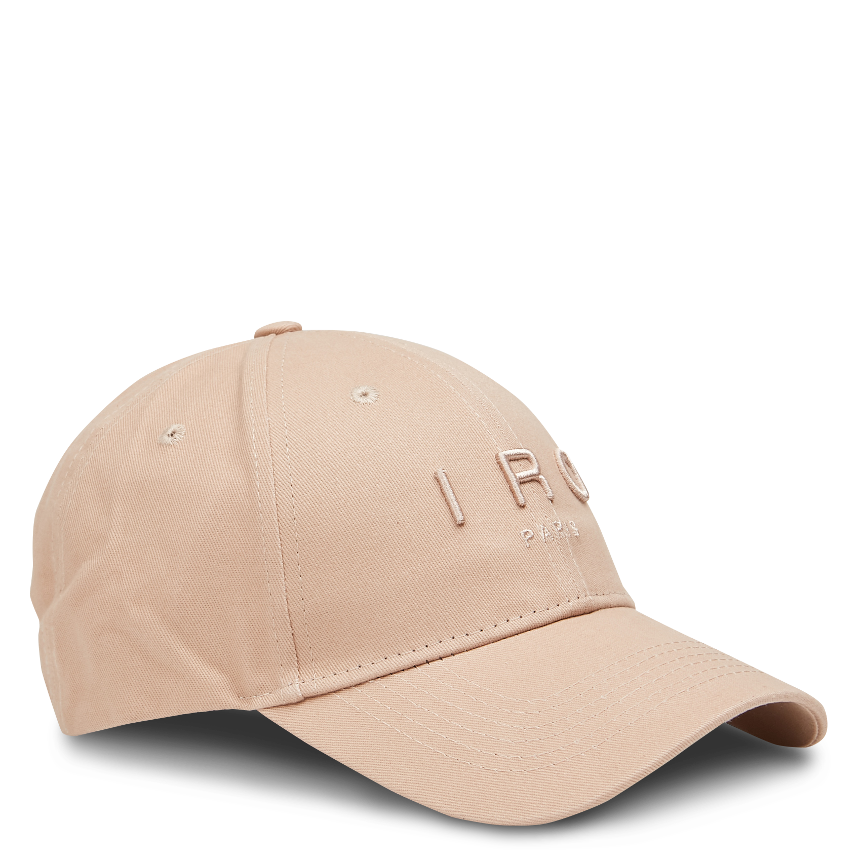 Bestickte Baumwollkappe BeigeIRO