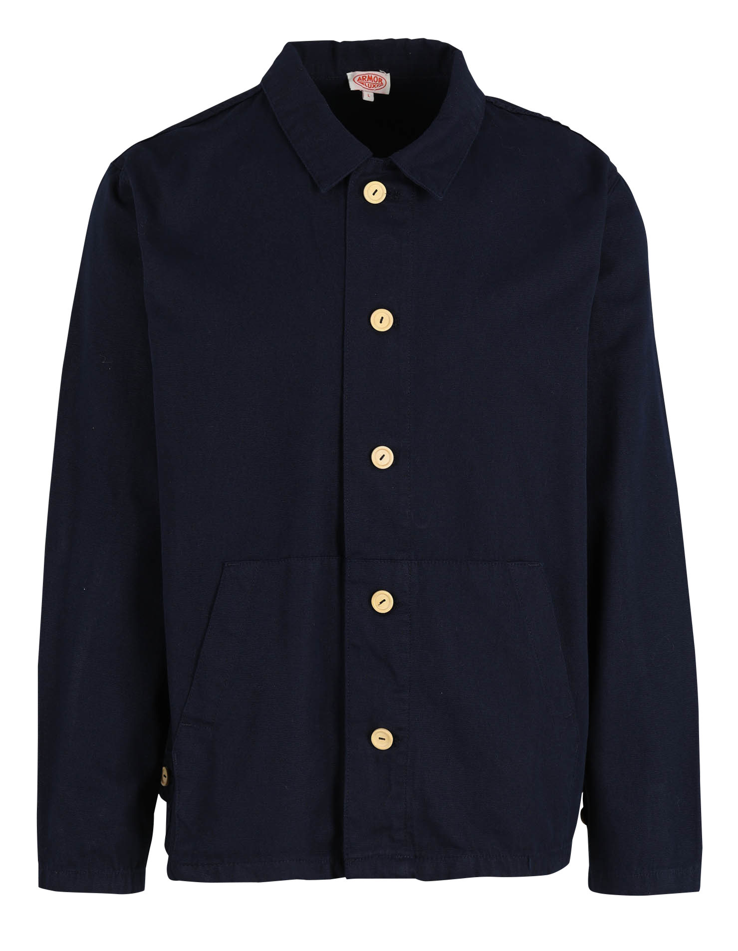 Veste col classique ample en coton ARMOR LUX Bleu