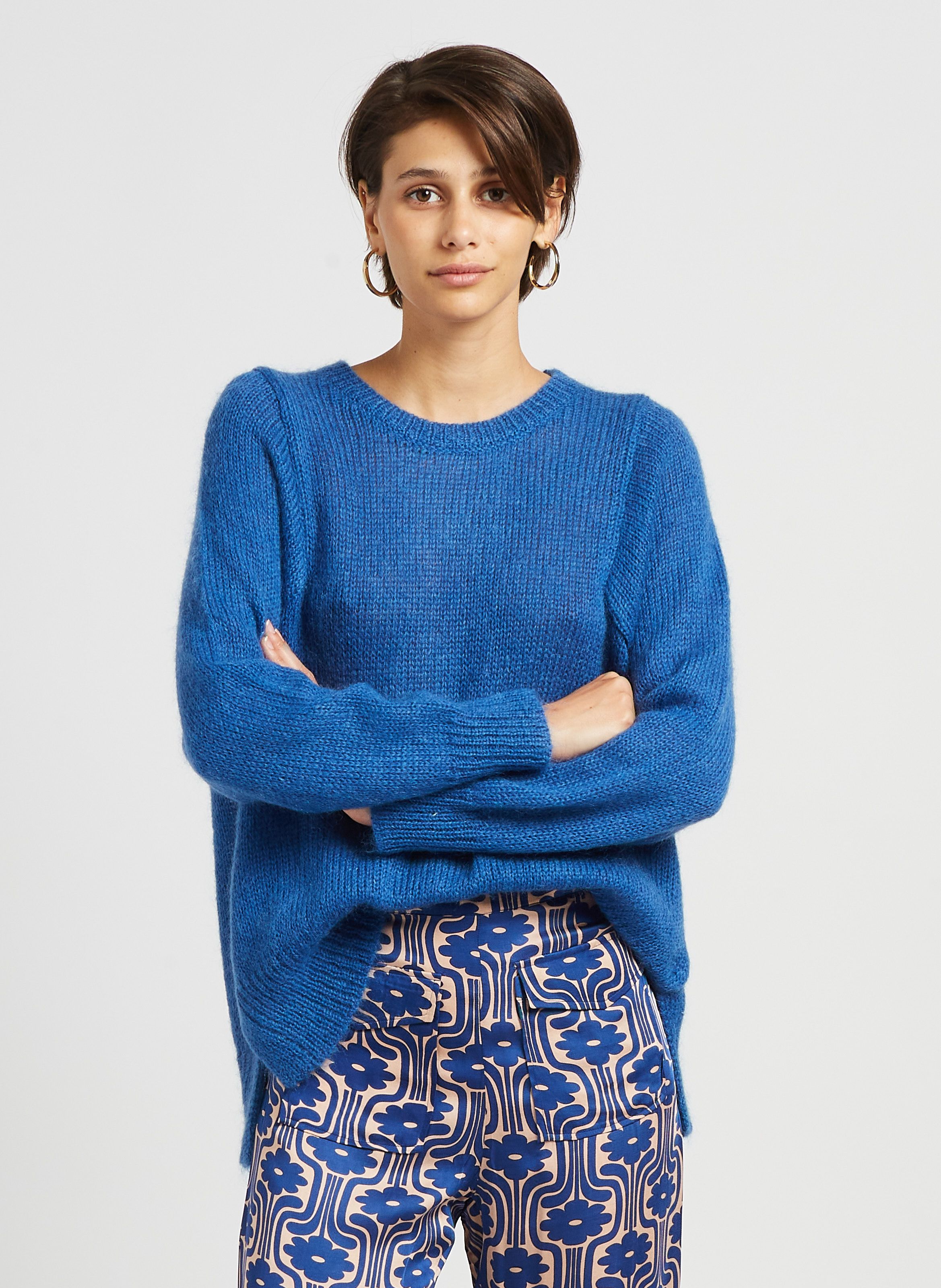 Loose on sale blue jumper