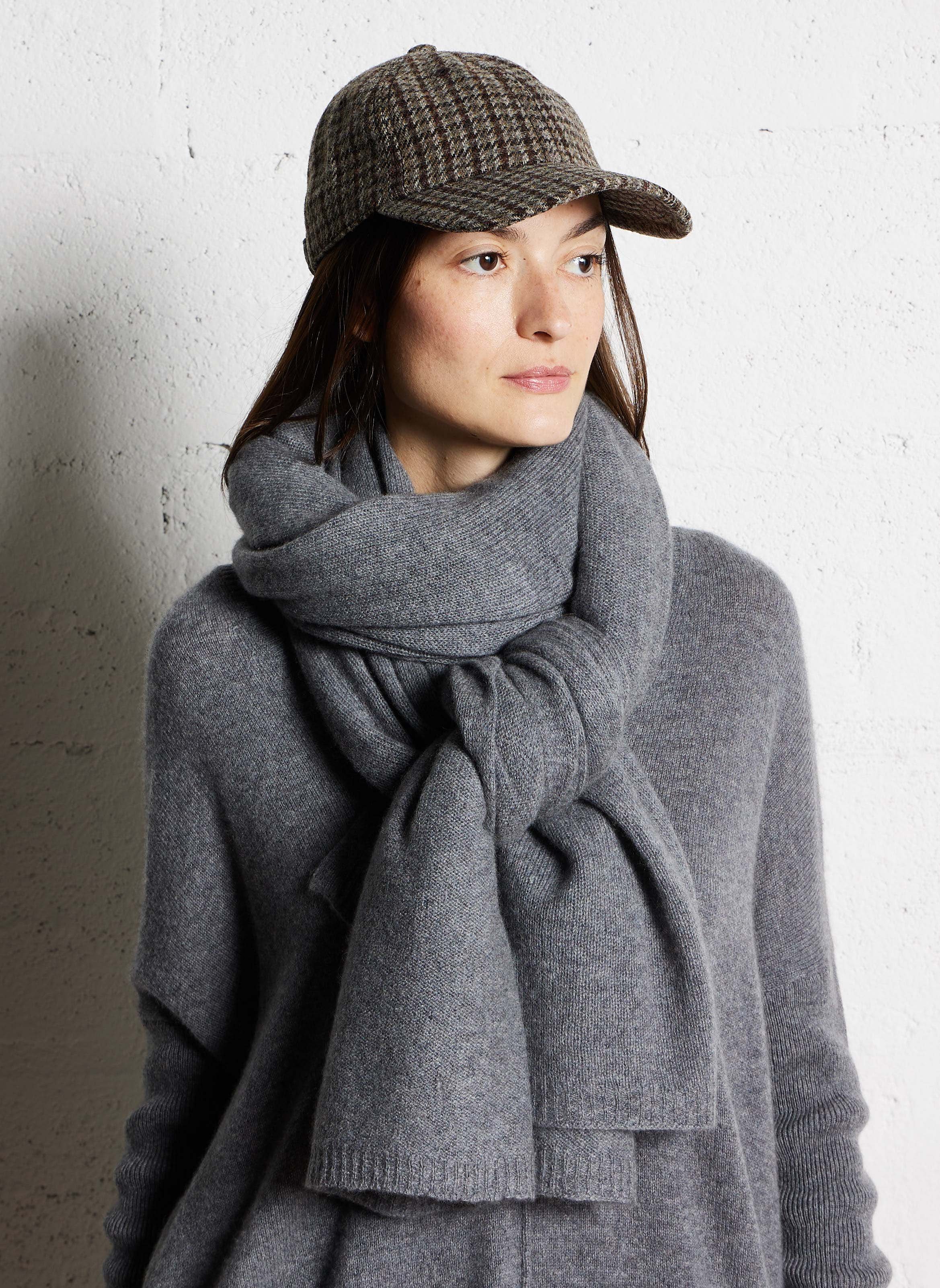 Echarpe en cachemire KUJTEN Argent