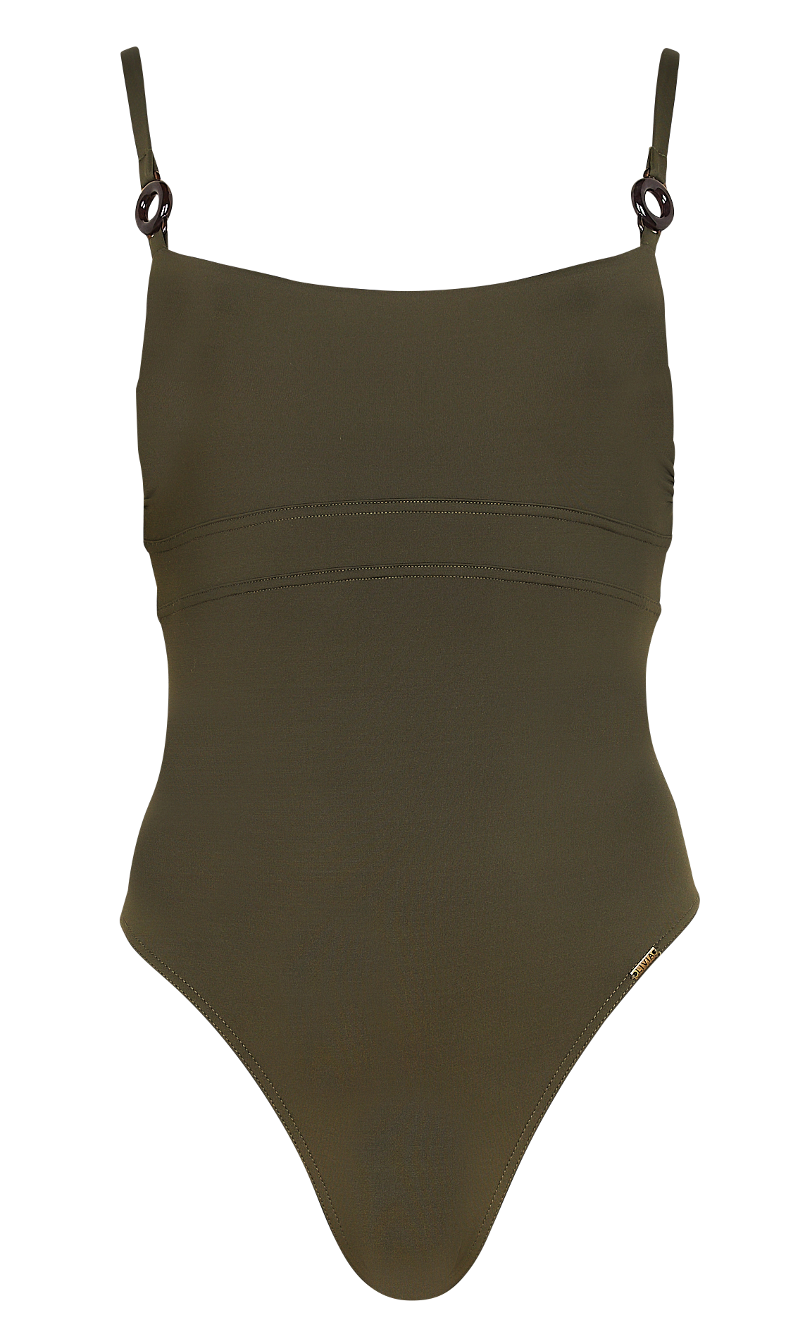 One-piece swimsuit ALENKA HERMOSO Kaki