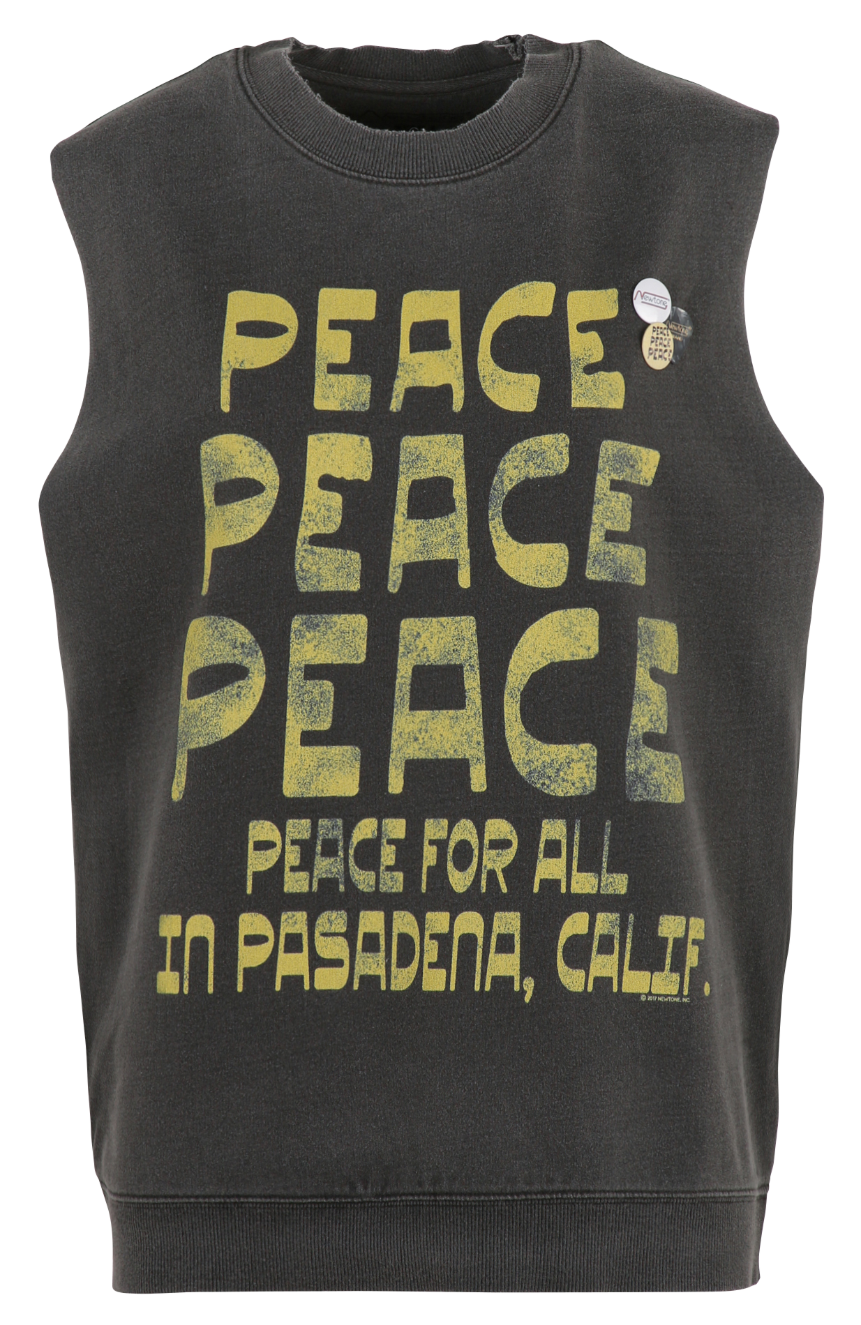 Basic cotton-mix T-shirt NEWTONE Grey