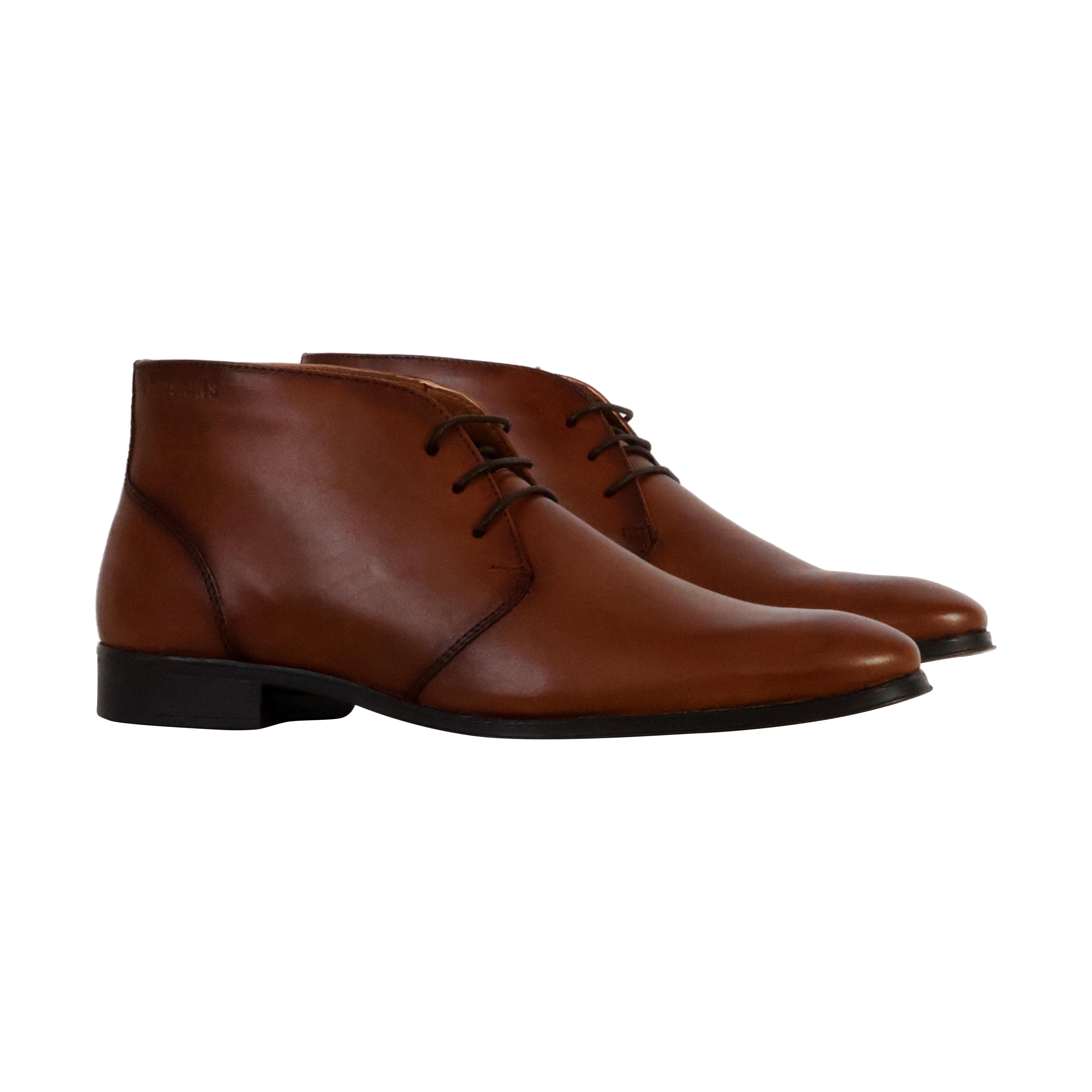 Leather ankle boot REDSKINS Brown