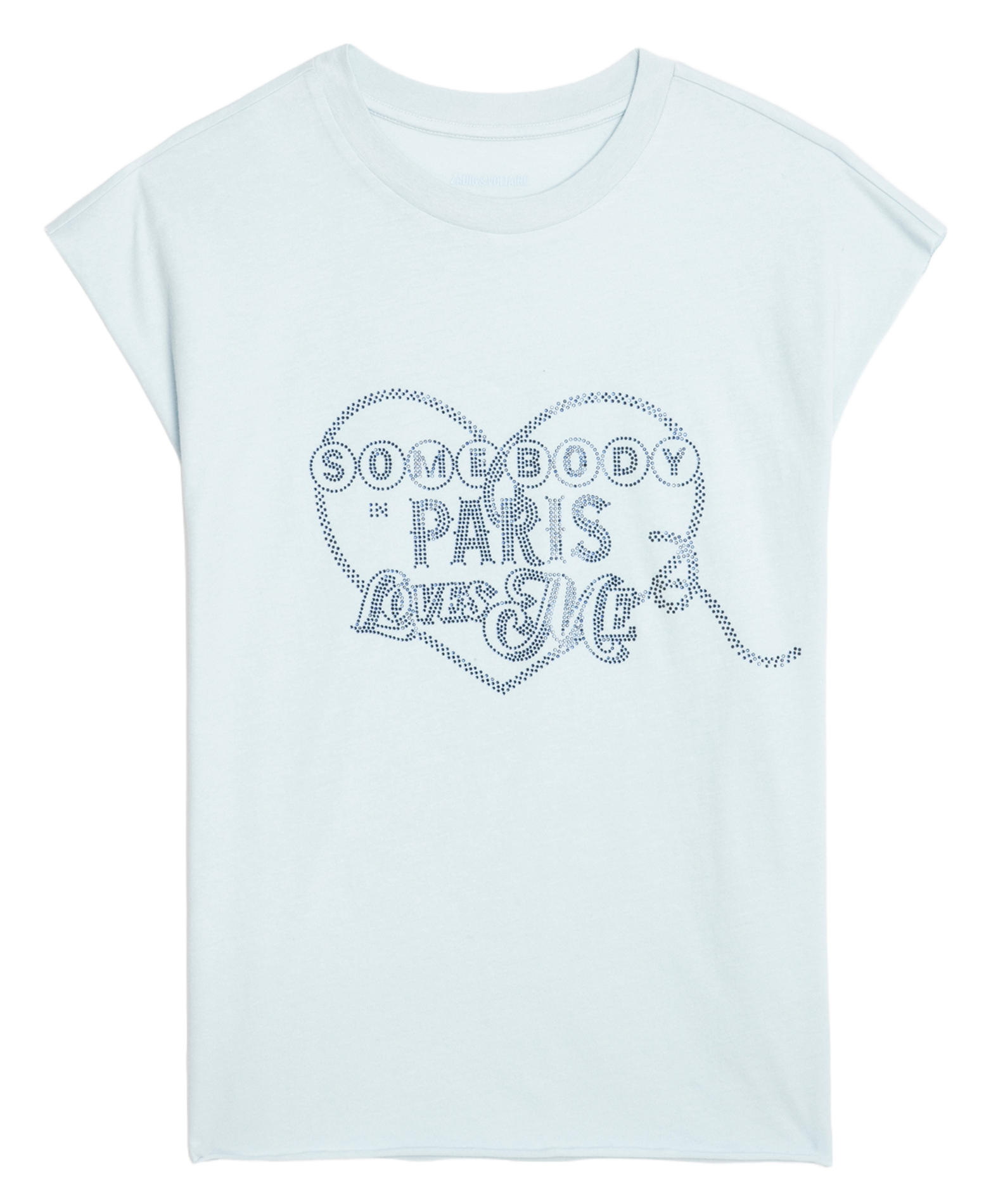 Camiliday round-neck sleeveless cotton top ZADIG&VOLTAIRE Blue