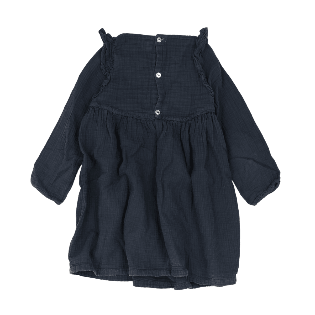 Grey Child's Dress - 6 years BONTON - Seconde Main Grey