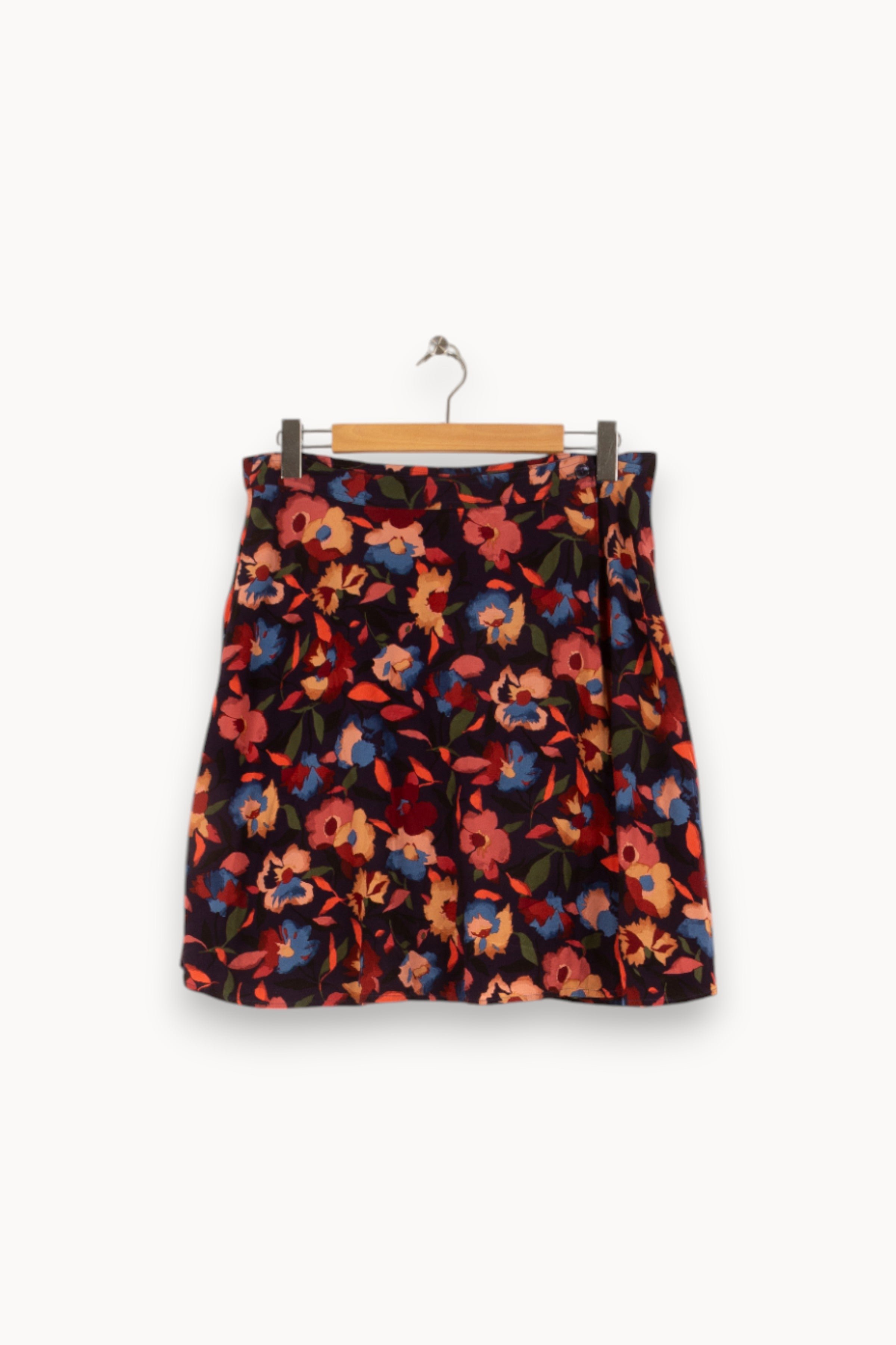 Jupe Midi Comptoir Des Cotonniers – Verte, Taille M, 100% Coton, Coupe A – Très Bon état