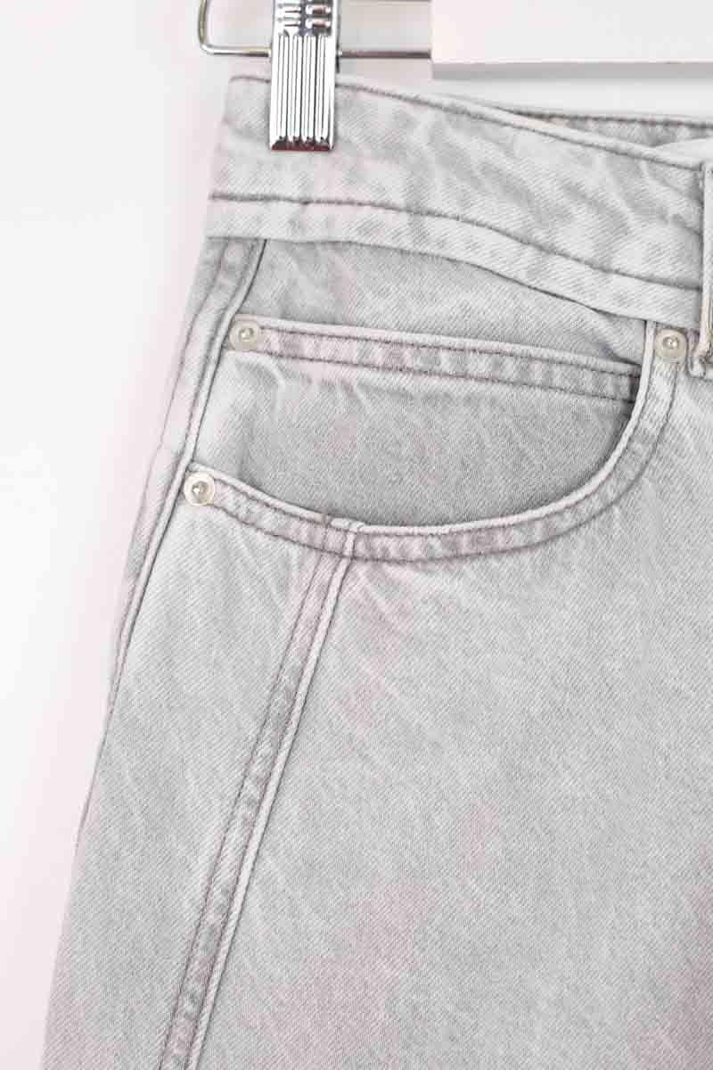 Cotton straight jeans IRO - Seconde Main Grey