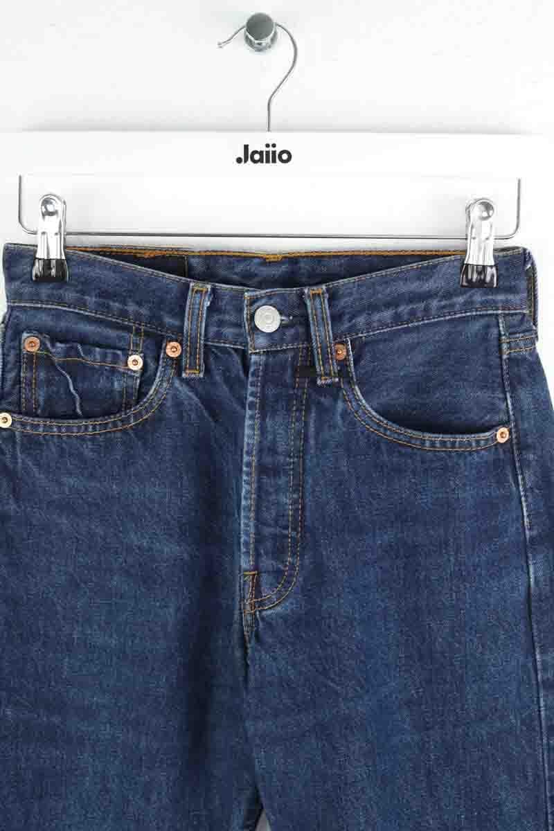 501? straight cotton jeans LEVI'S - Seconde main Blue