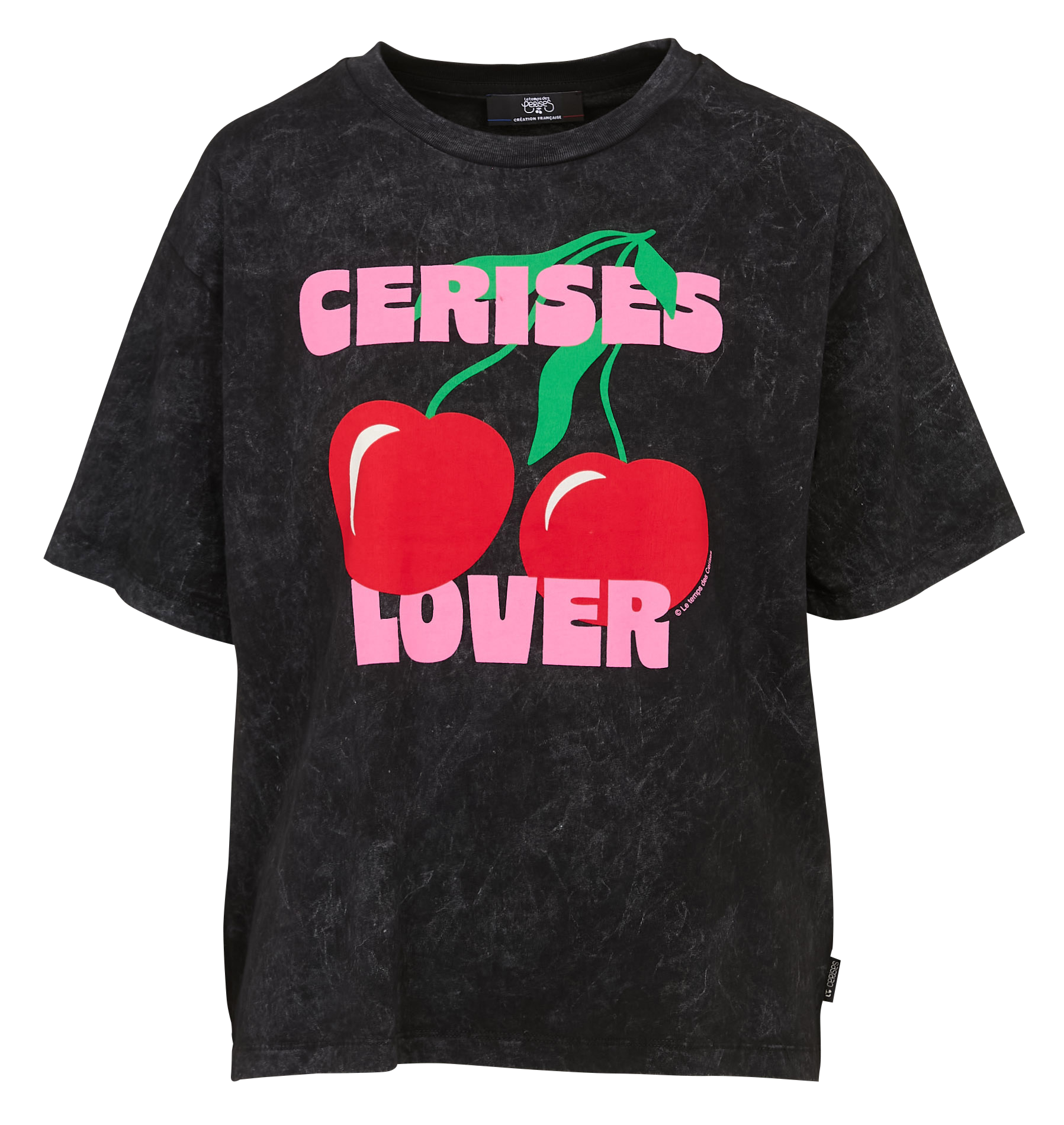 Camiliday round-neck sleeveless cotton top LE TEMPS DES CERISES Black