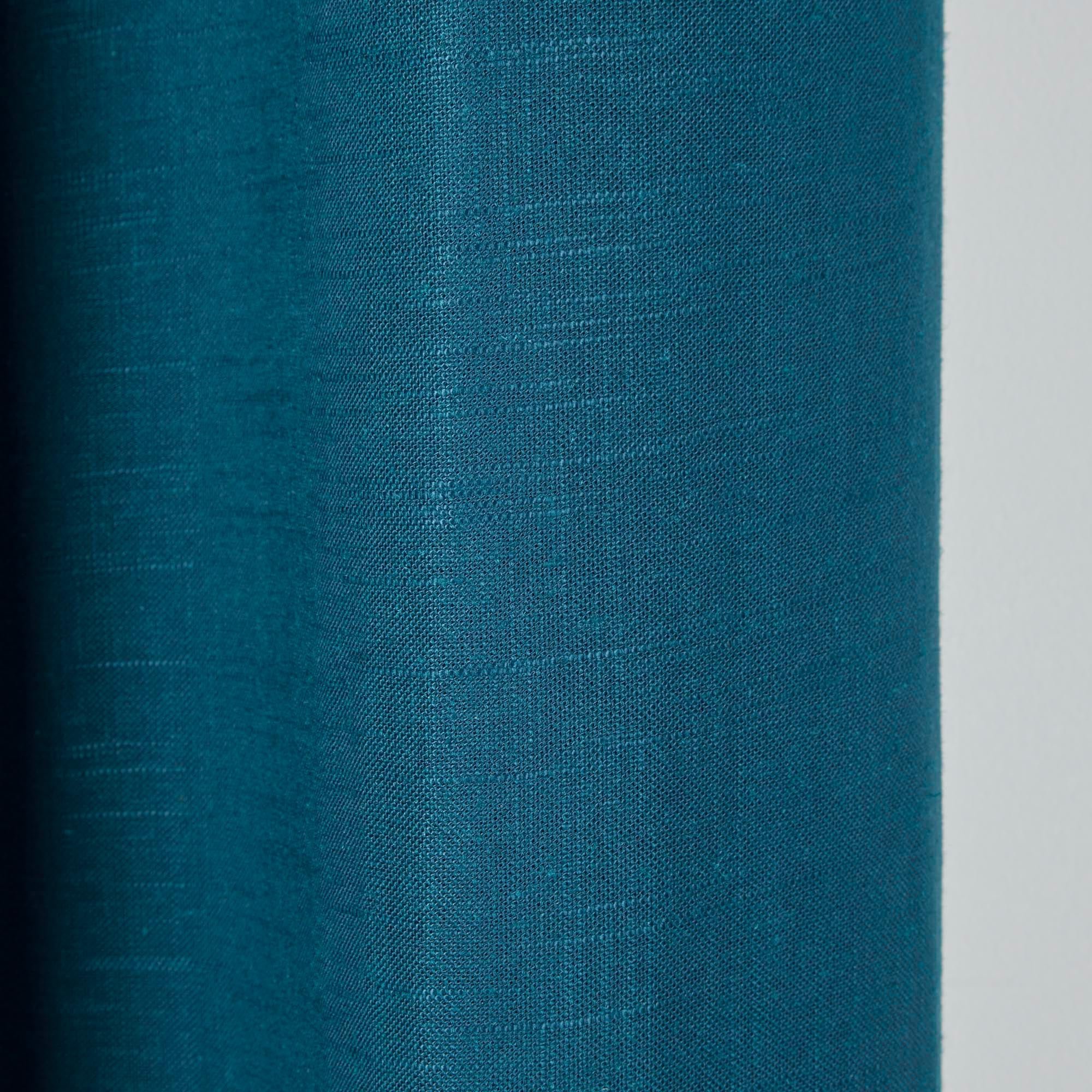 Lined black-out curtain with eyelets MADURA Blue