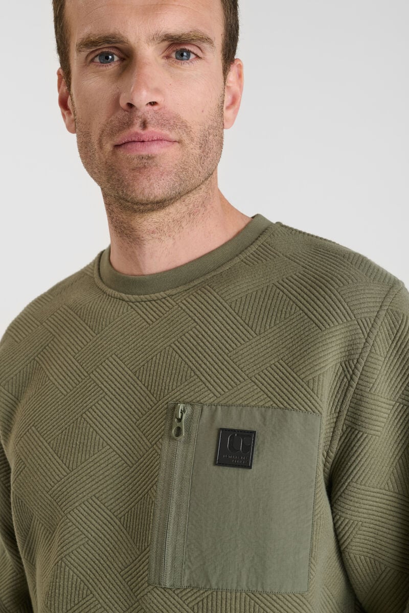 Sweatshirt LE TEMPS DES CERISES Khaki