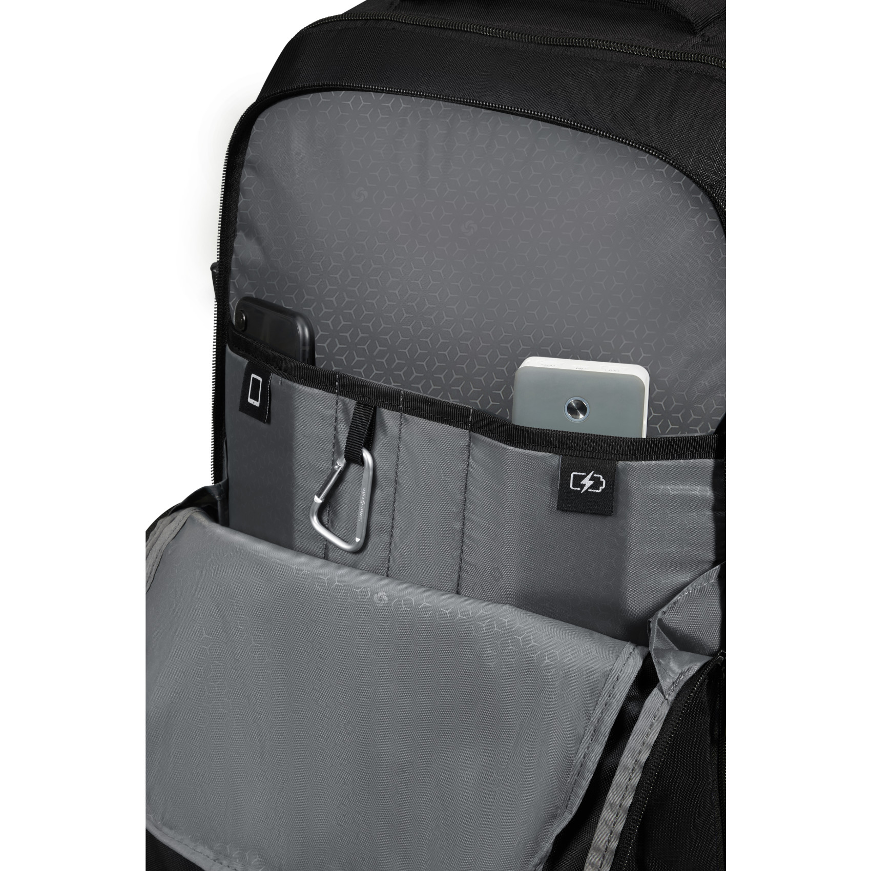 Roader computer bag with wheels size S Black