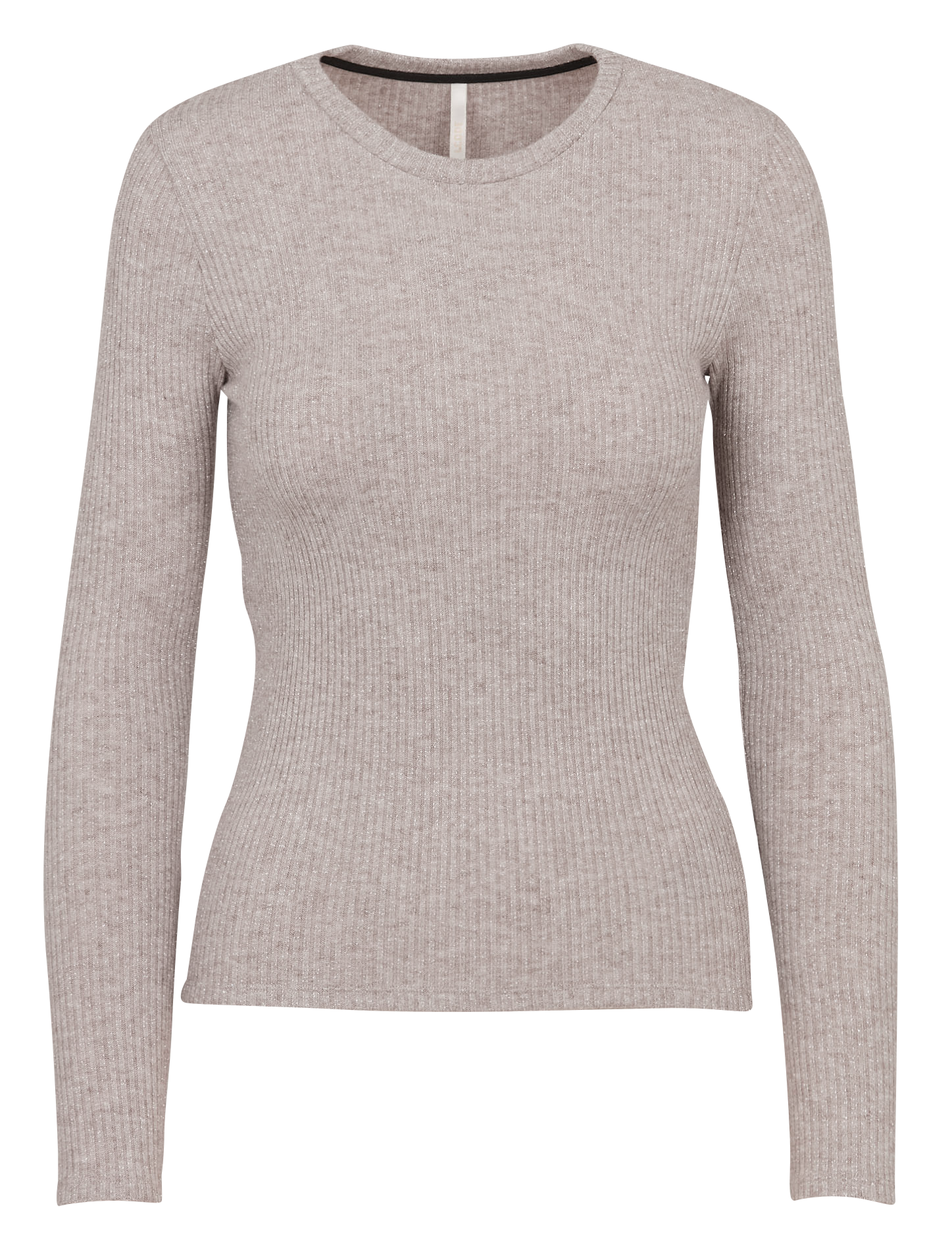 Metallic round-neck T-shirt I CODE White