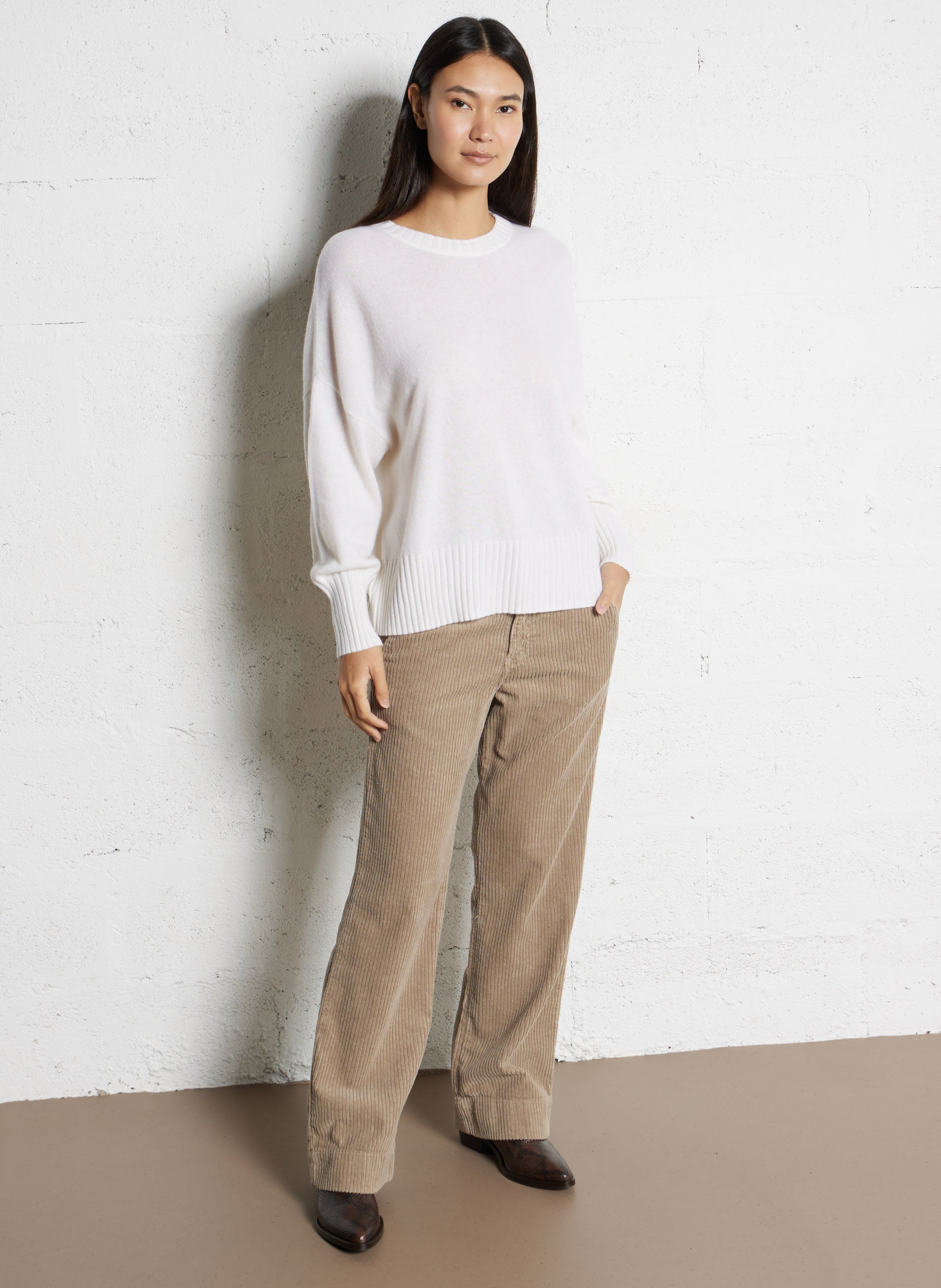 Bobhoedje - katoenblend ACQUAVERDE Beige