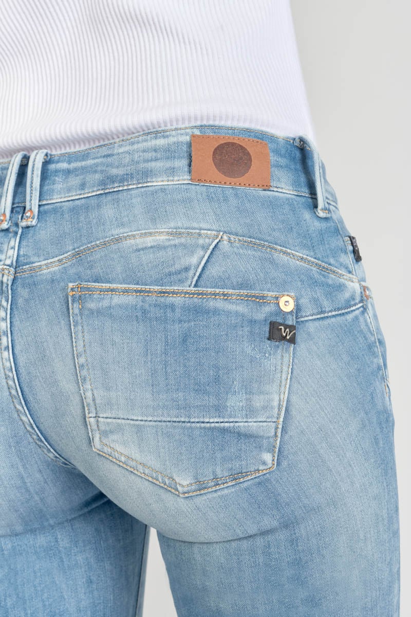 Push-up slim pulp jeans, 7/8 length LE TEMPS DES CERISES Blue